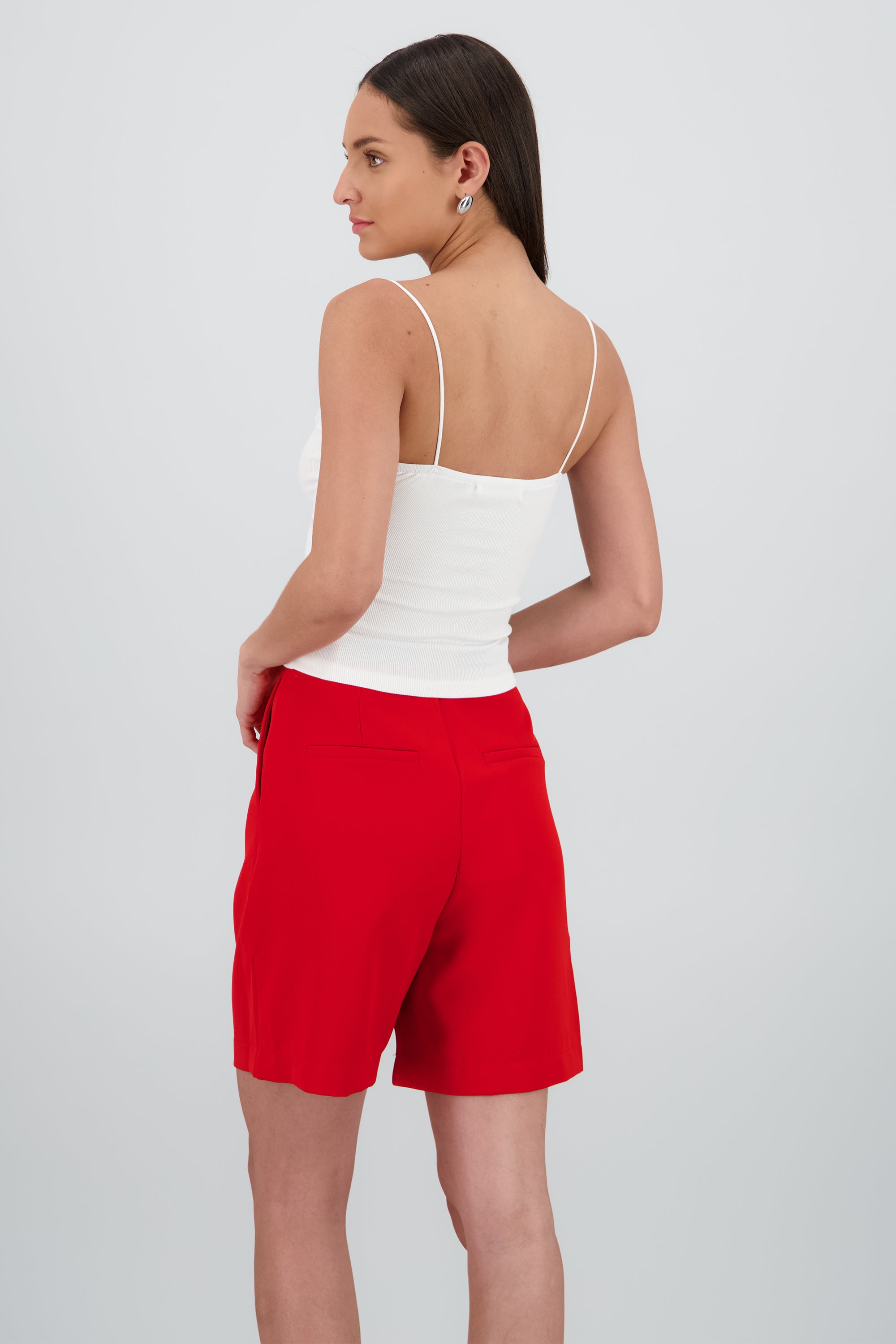 Top tirantes detalle encaje botones BLANCO