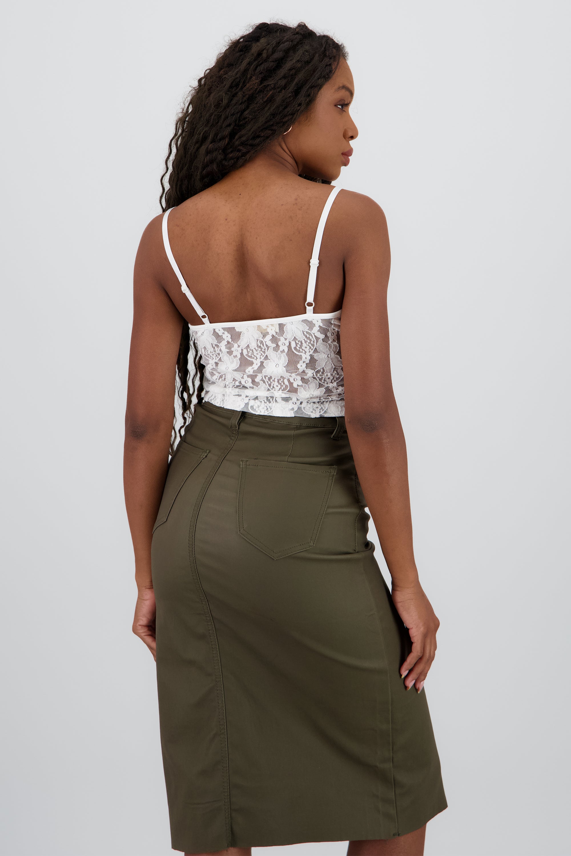 CORSET DET ENCAJE BLANCO