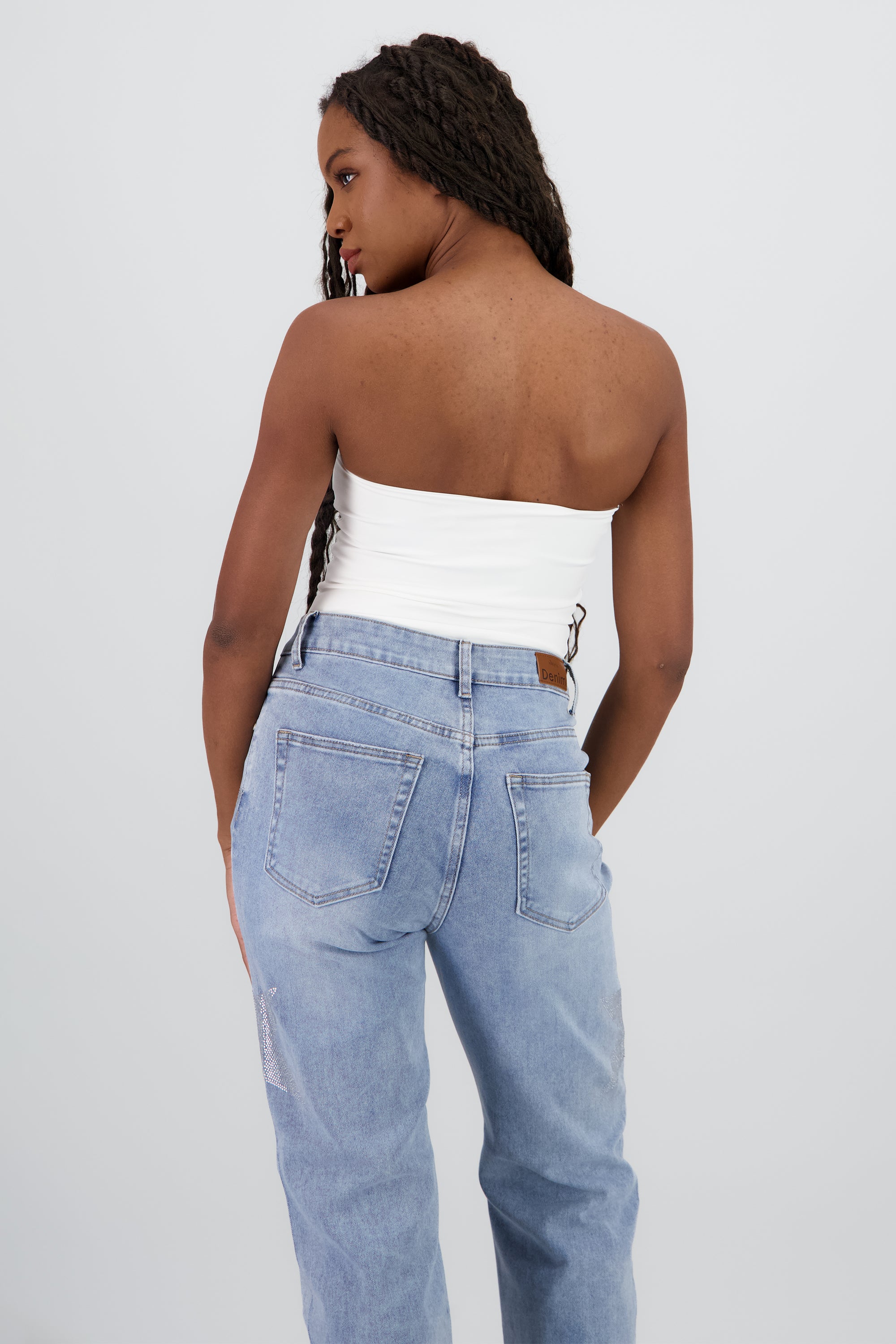 Body strapples licra BLANCO