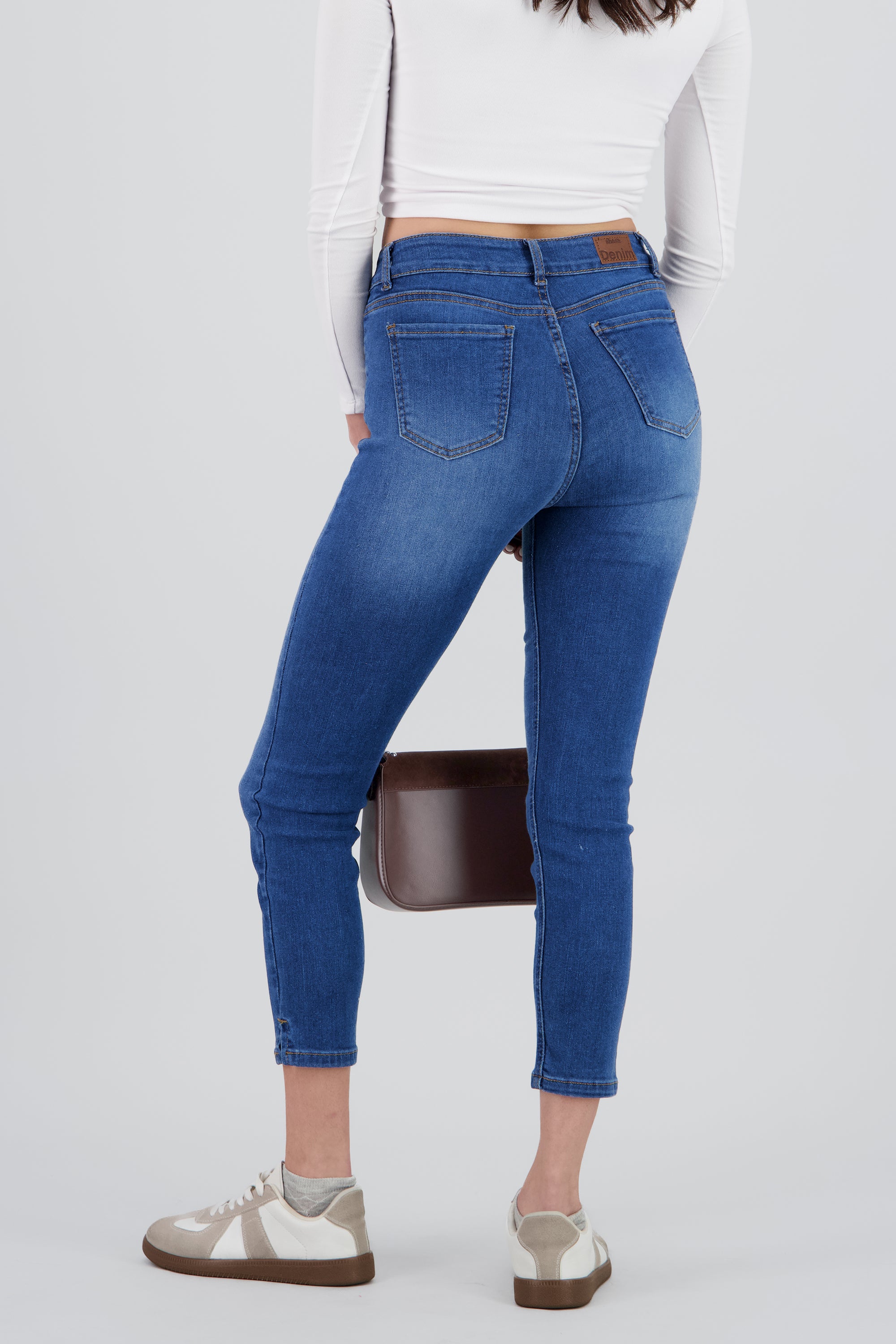 Jeans skinny contraste MEDIUM WASH