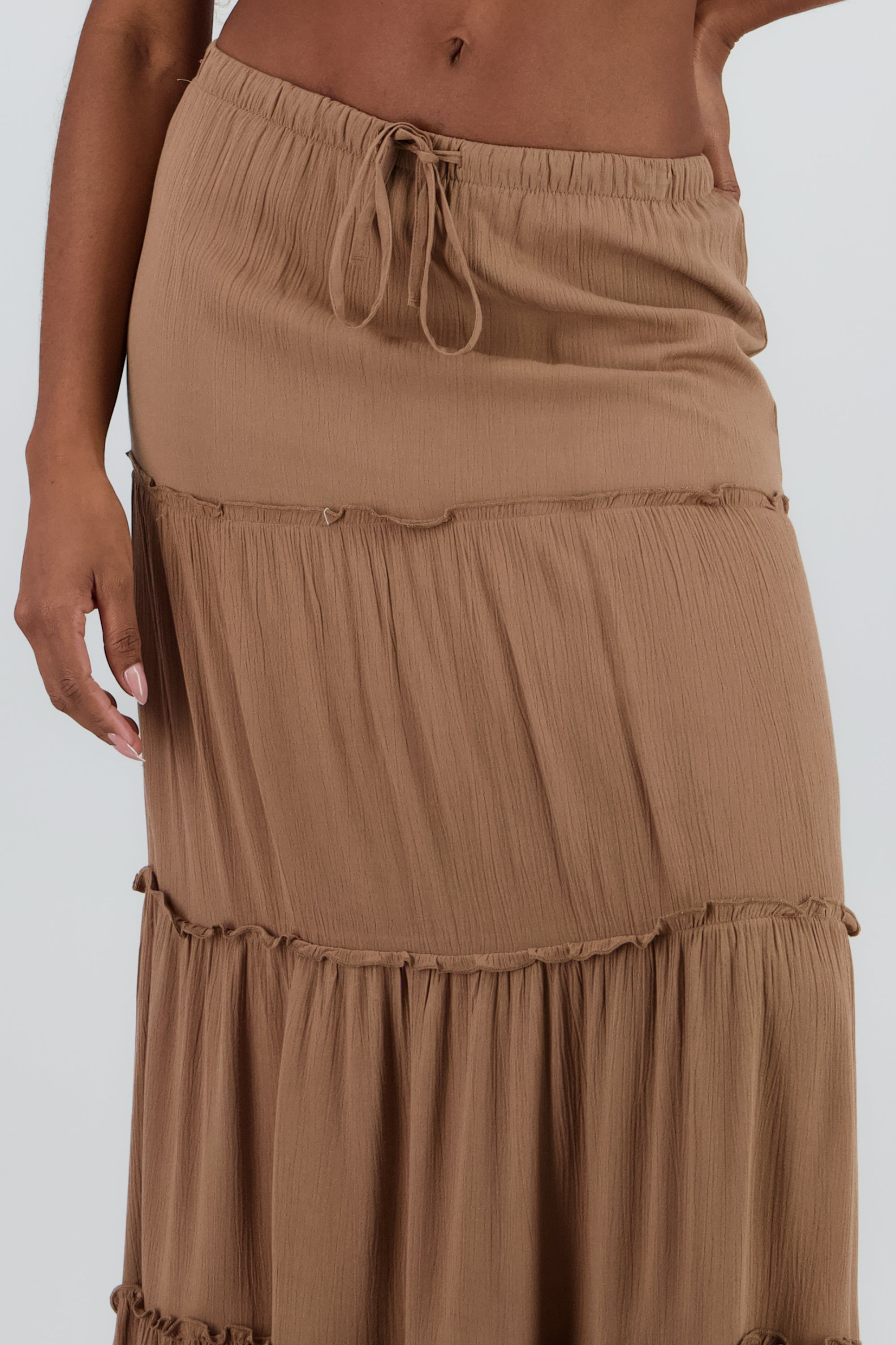 Falda midi fluida CAFE
