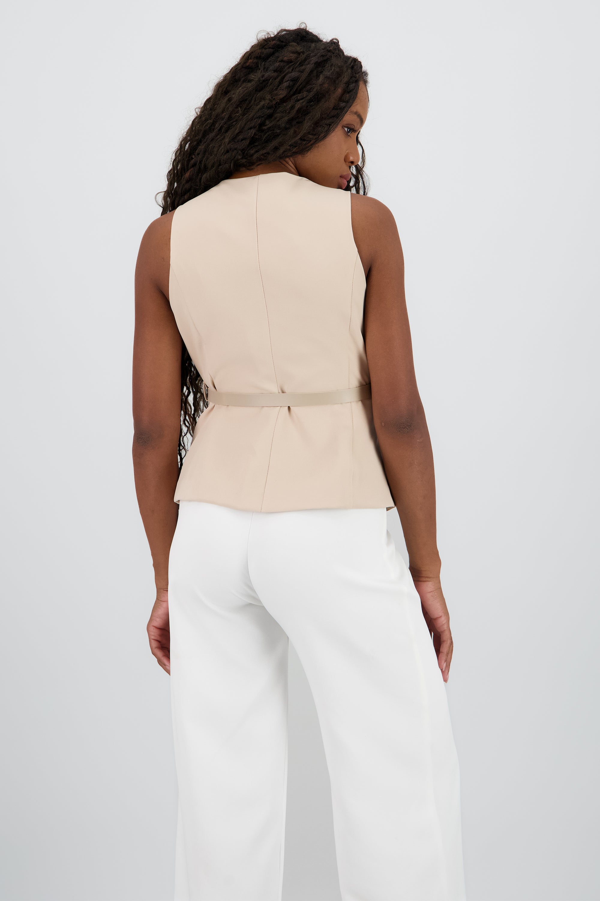 Chaleco cinturon BEIGE
