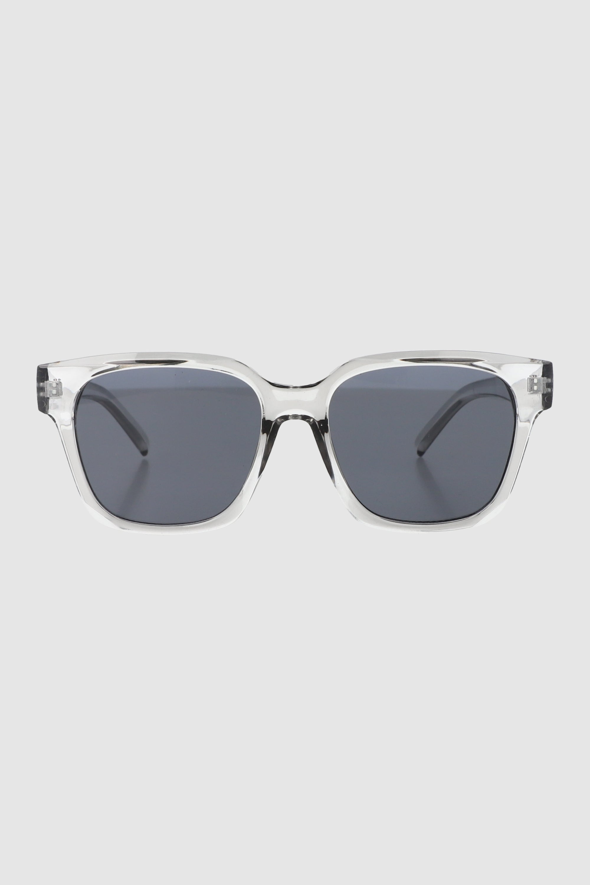 Lente cuadrado ancho traslucido GRIS