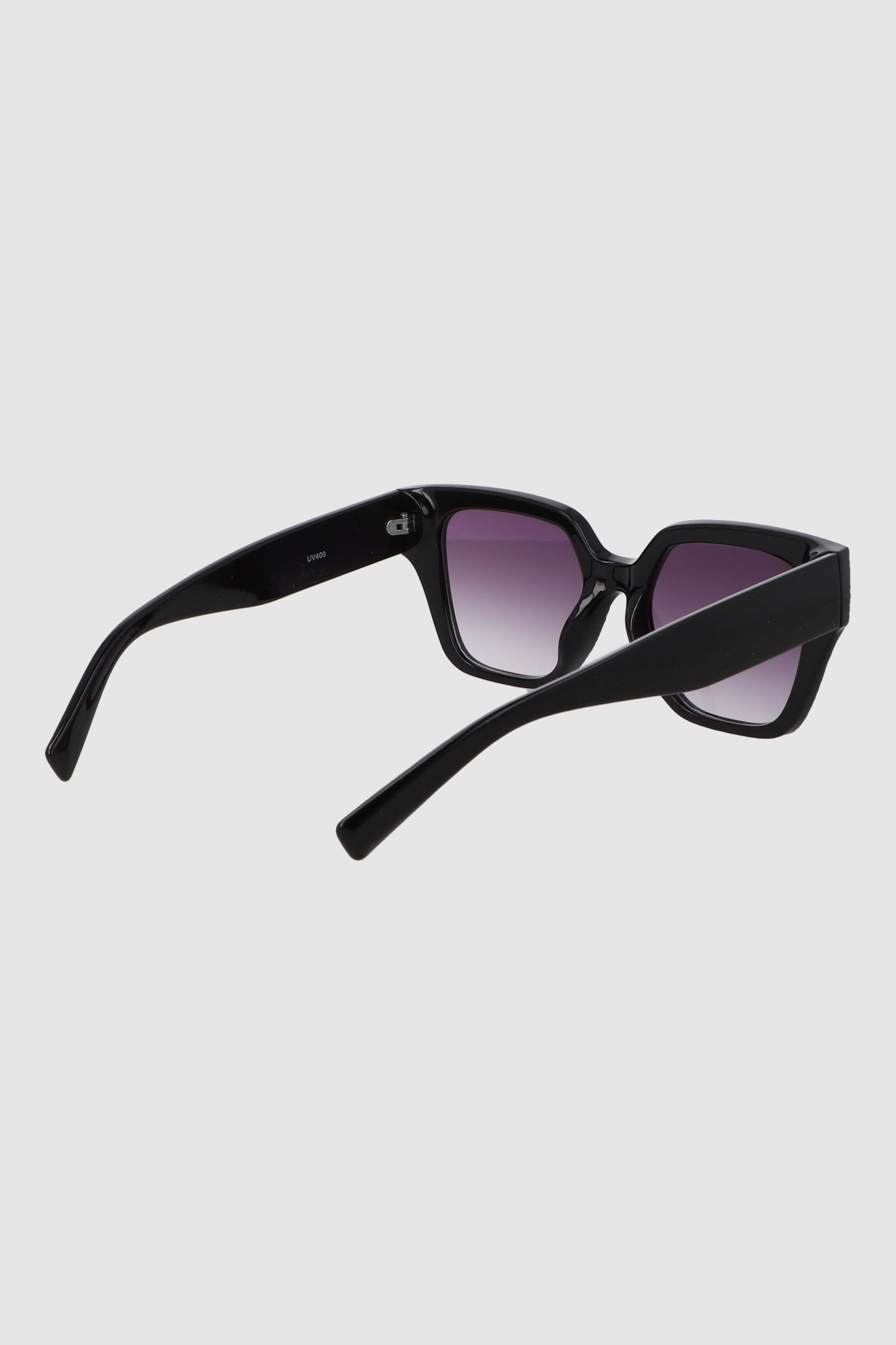 Lente cuadrado angular pasta traslucida NEGRO