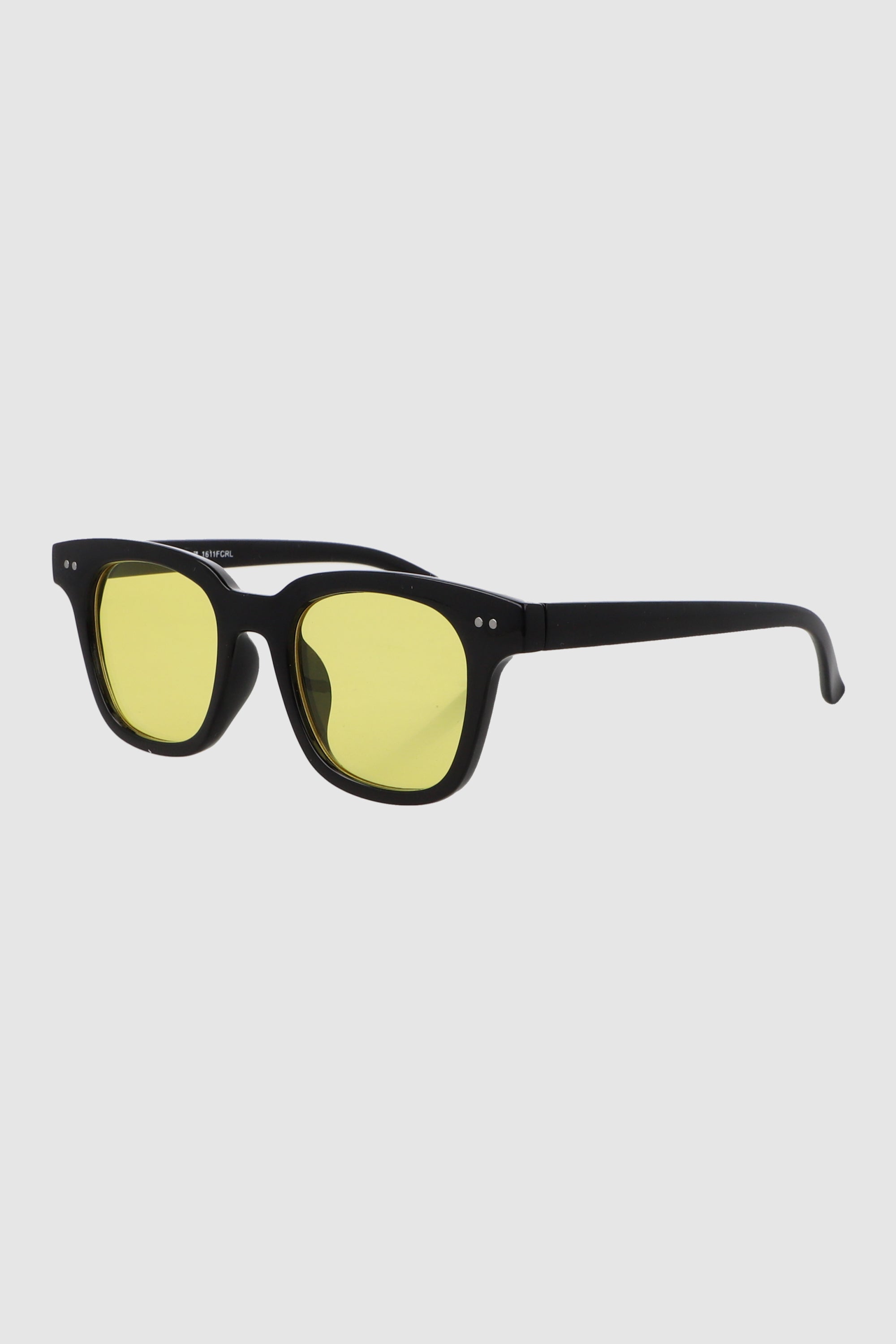 Lente hipster clasico mica traslucida AMARILLO