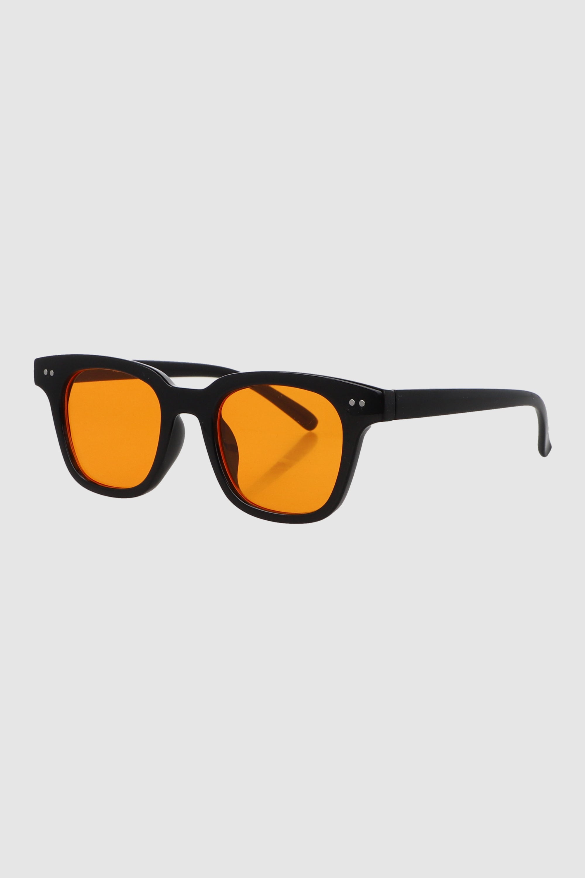Lente hipster clasico mica traslucida NARANJA
