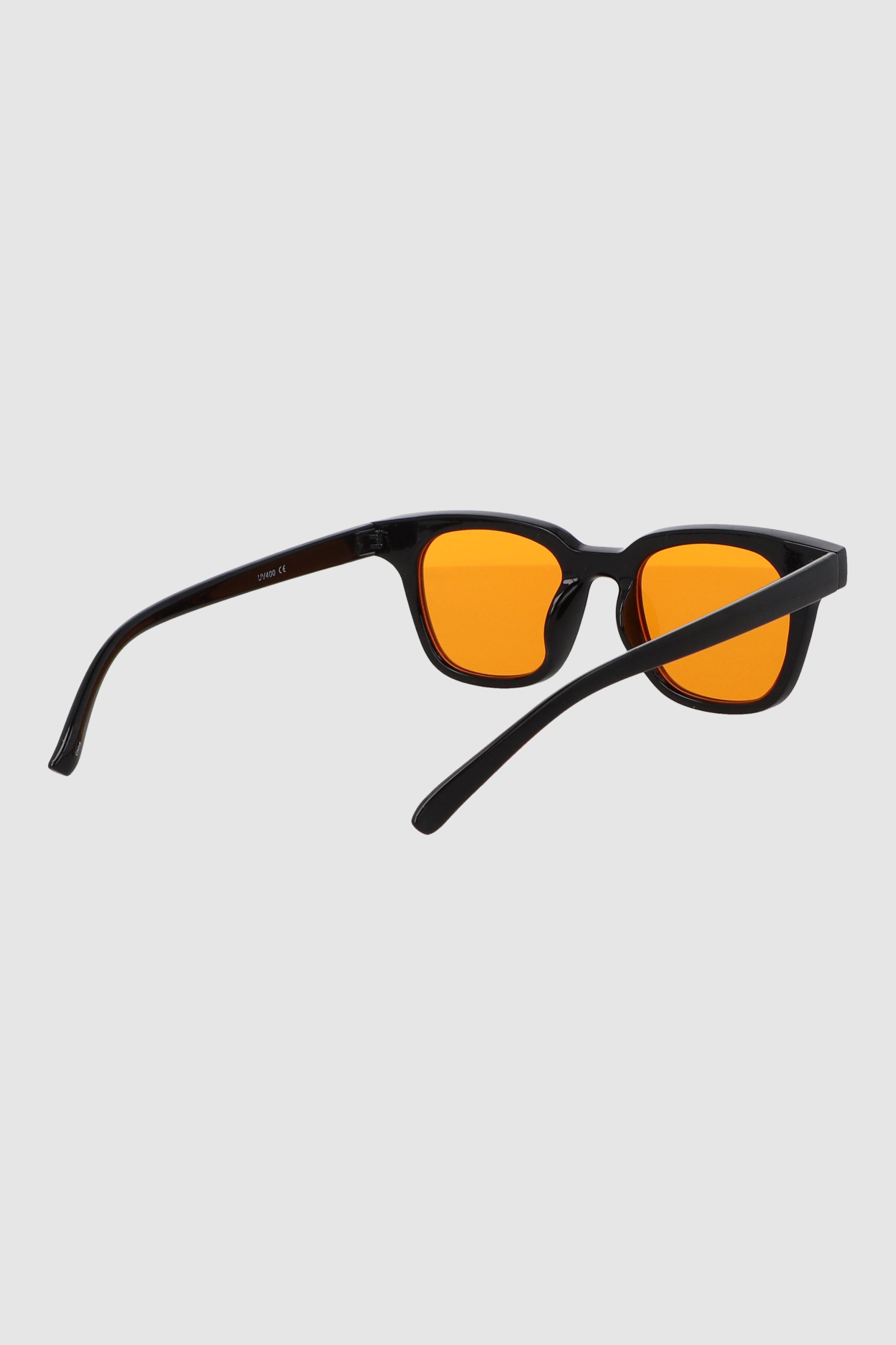 Lente hipster clasico mica traslucida NARANJA