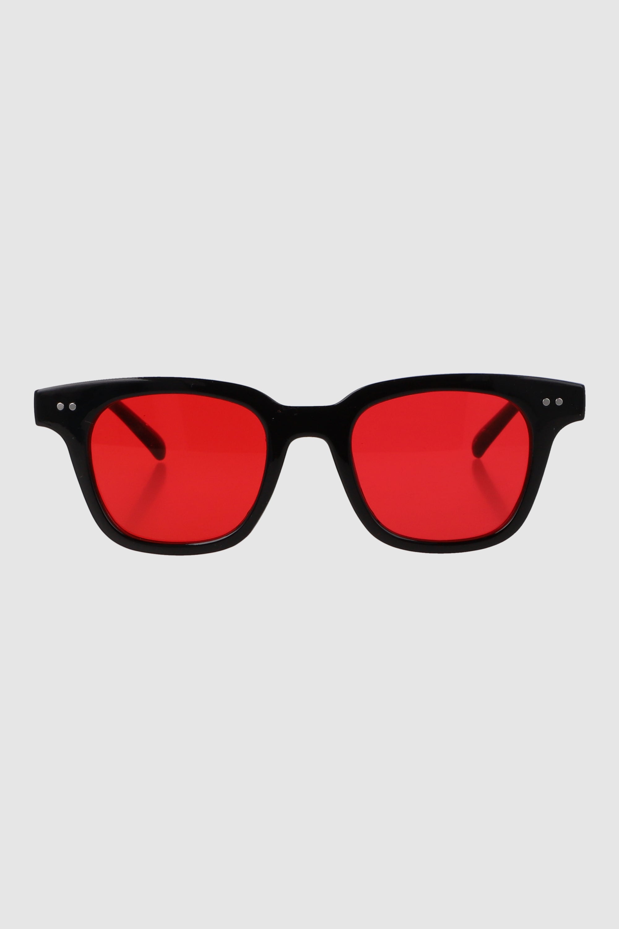 Lente hipster clasico mica traslucida ROJO