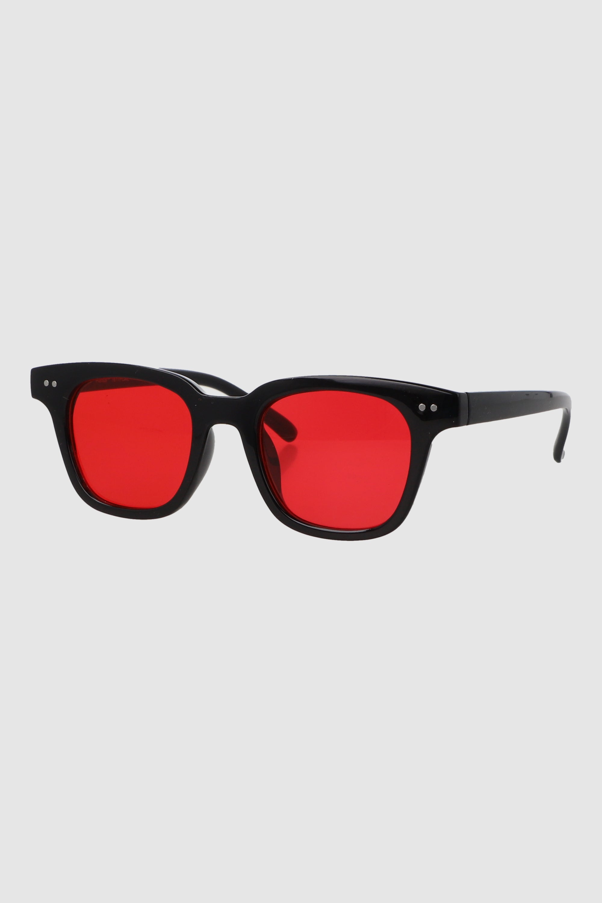 Lente hipster clasico mica traslucida ROJO