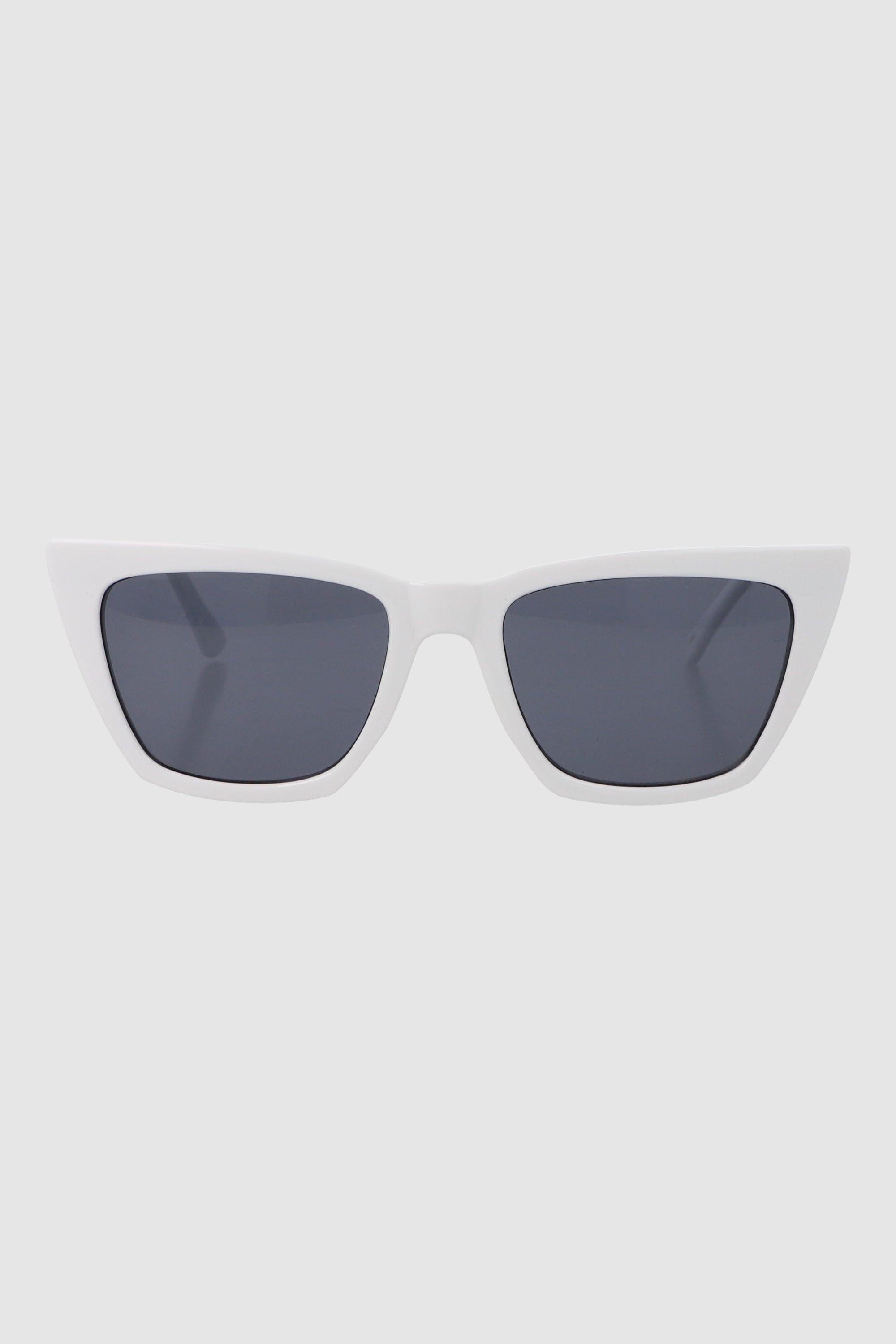 Lente cateye cuadrado marco contraste BLANCO COMBO