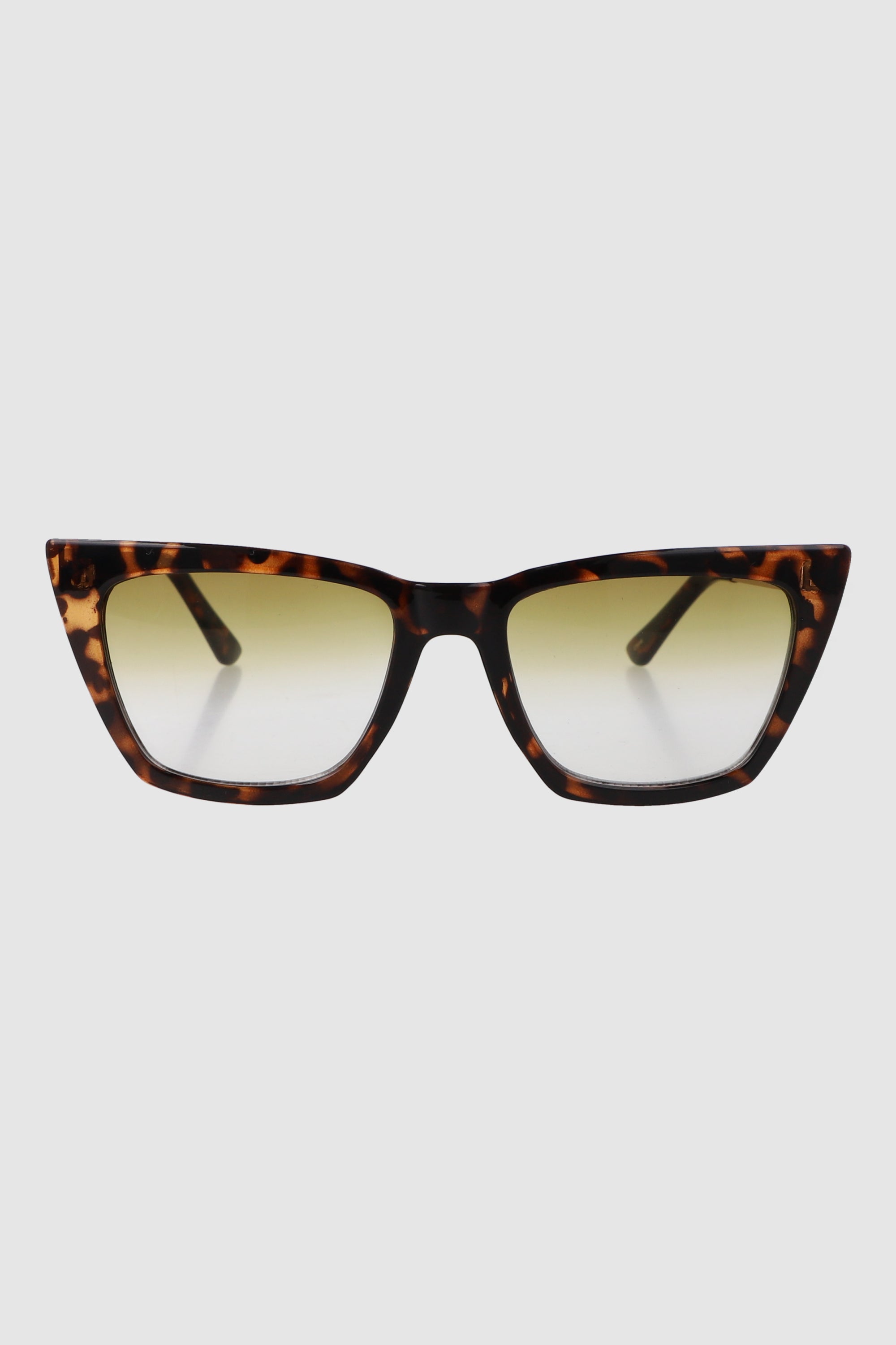 Lente cateye cuadrado marco contraste NEGRO COMBO