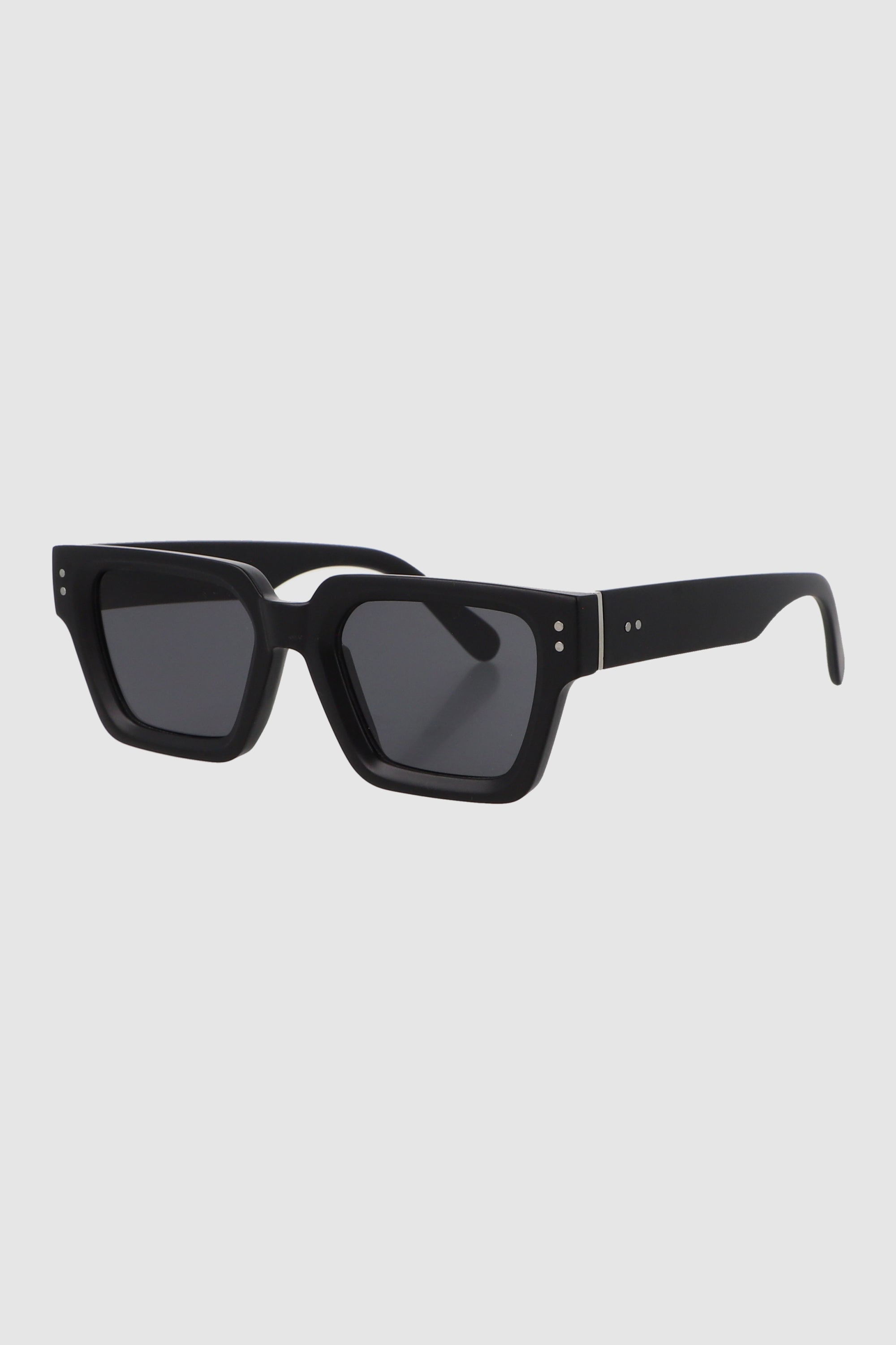 Lente hipster cuadrado de pasta gruesa NEGRO