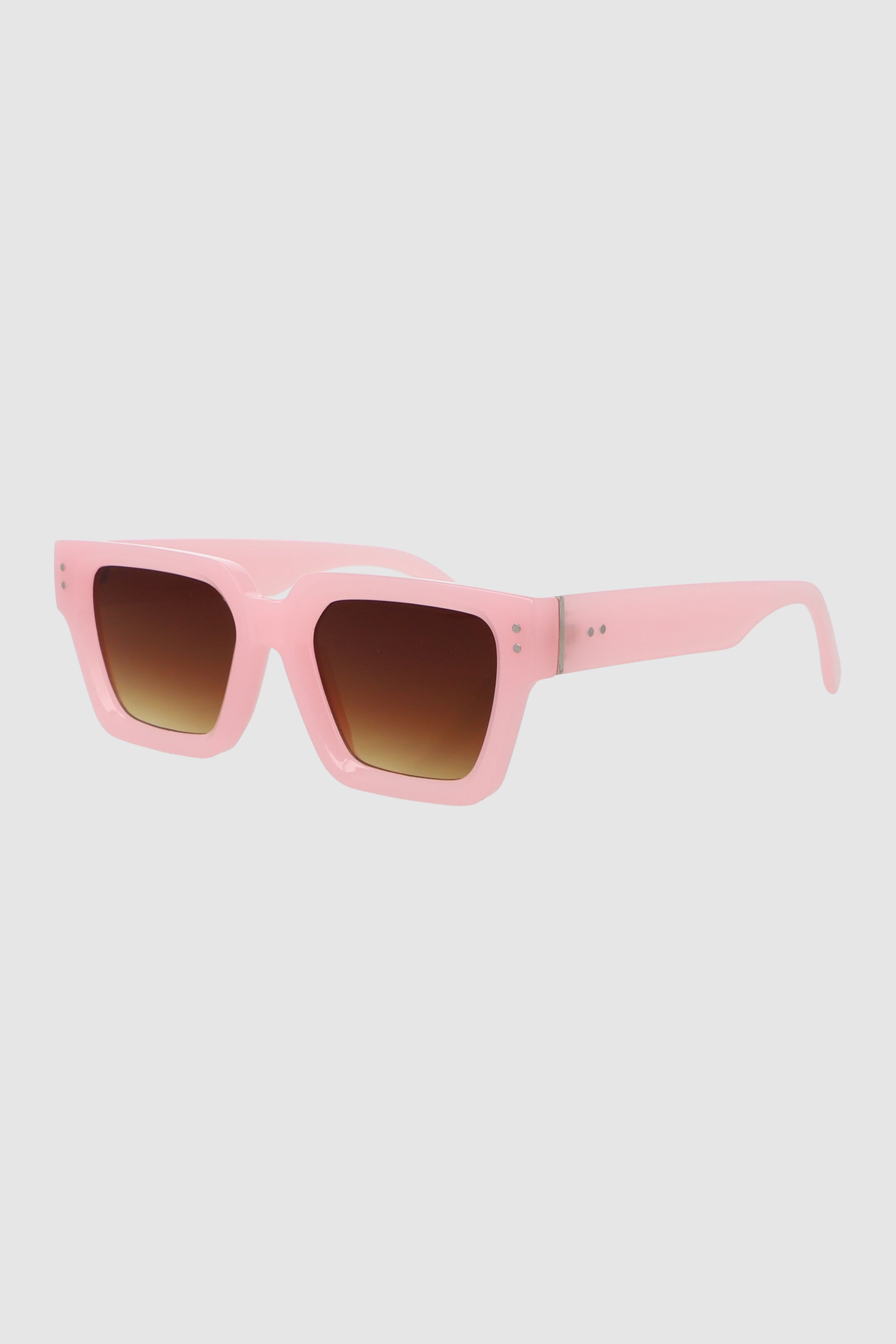 Lente hipster cuadrado de pasta gruesa ROSA