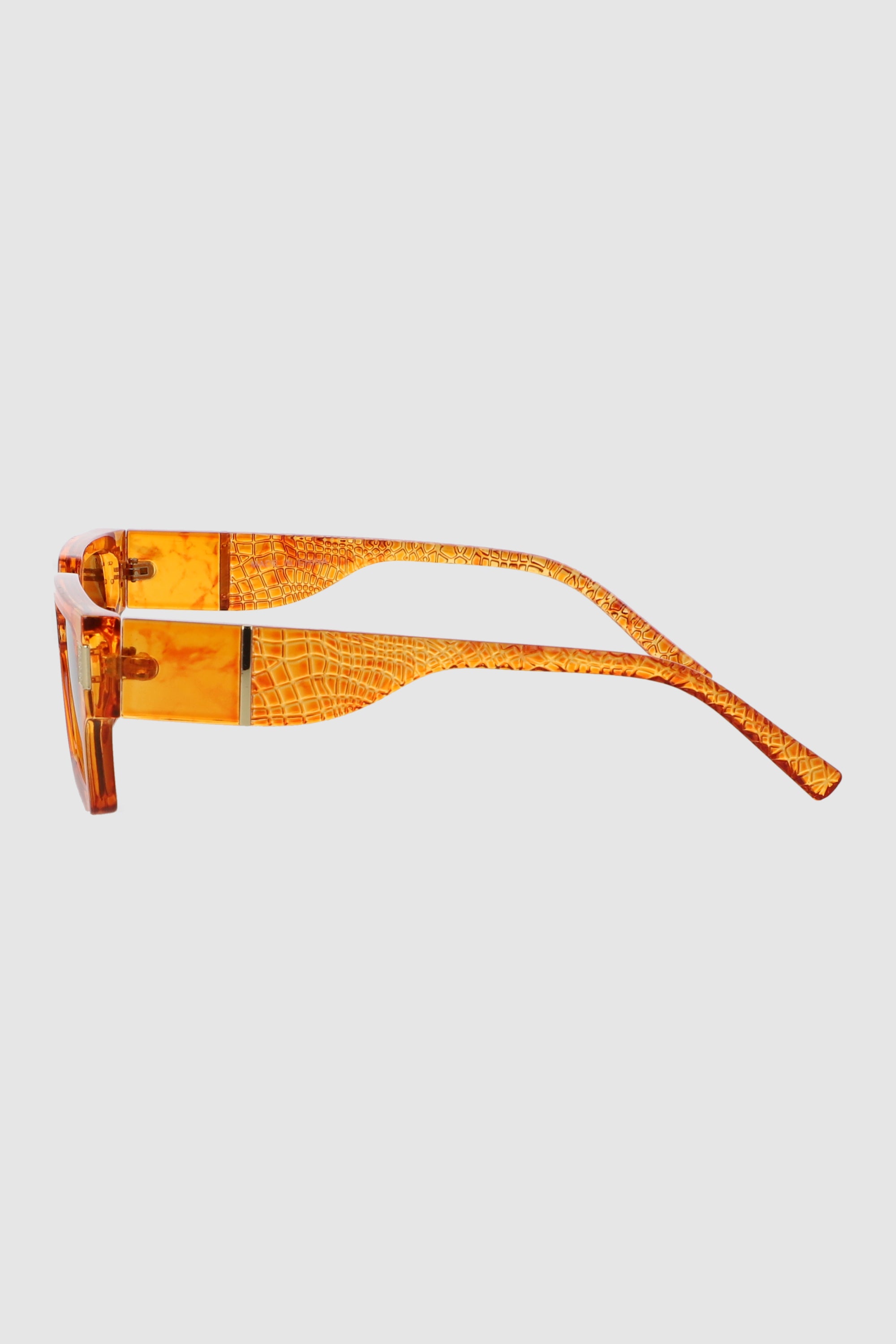 Lente rectangular varilla asimetrica NARANJA