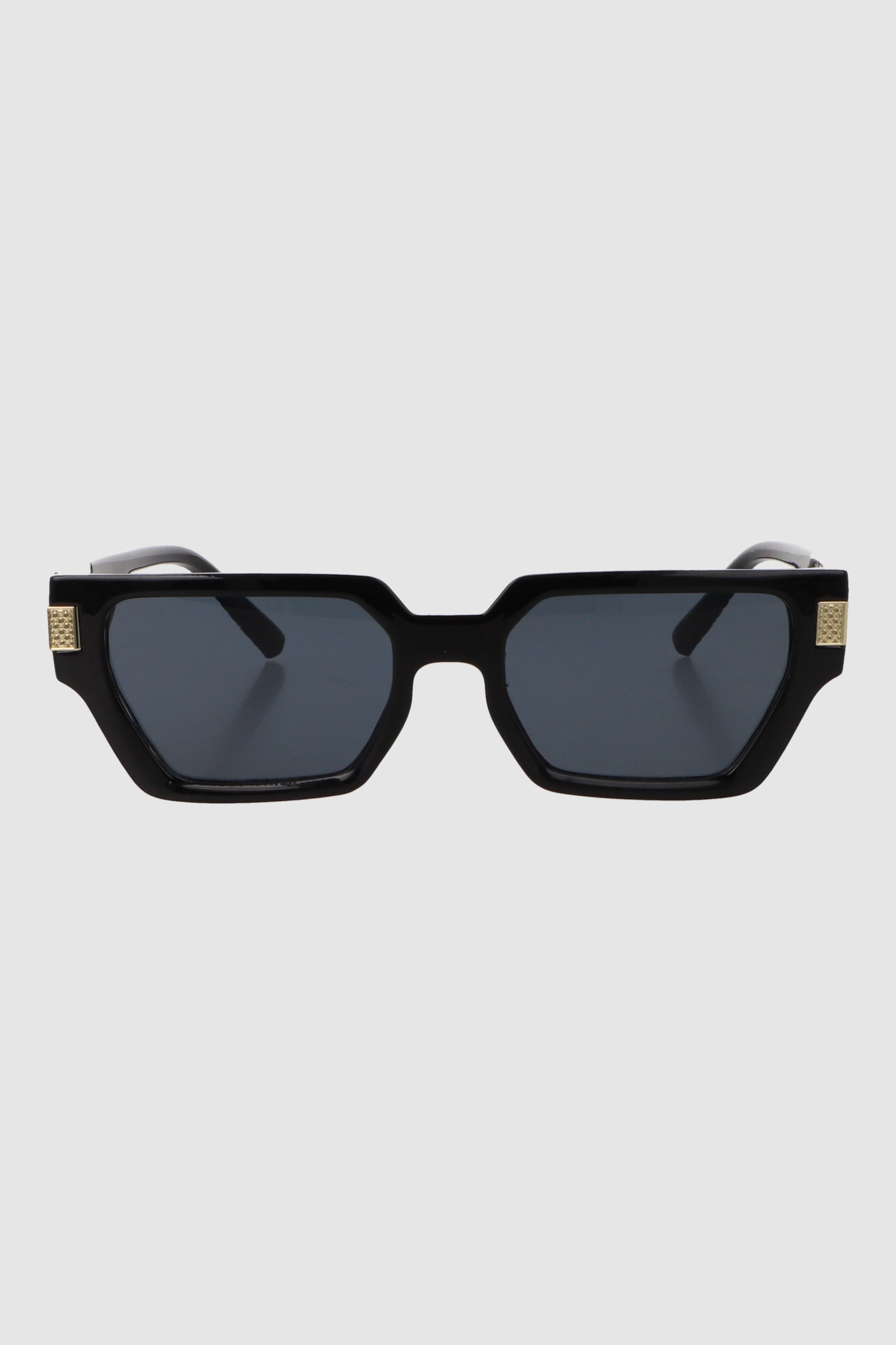 Lente rectangular varilla asimetrica NEGRO