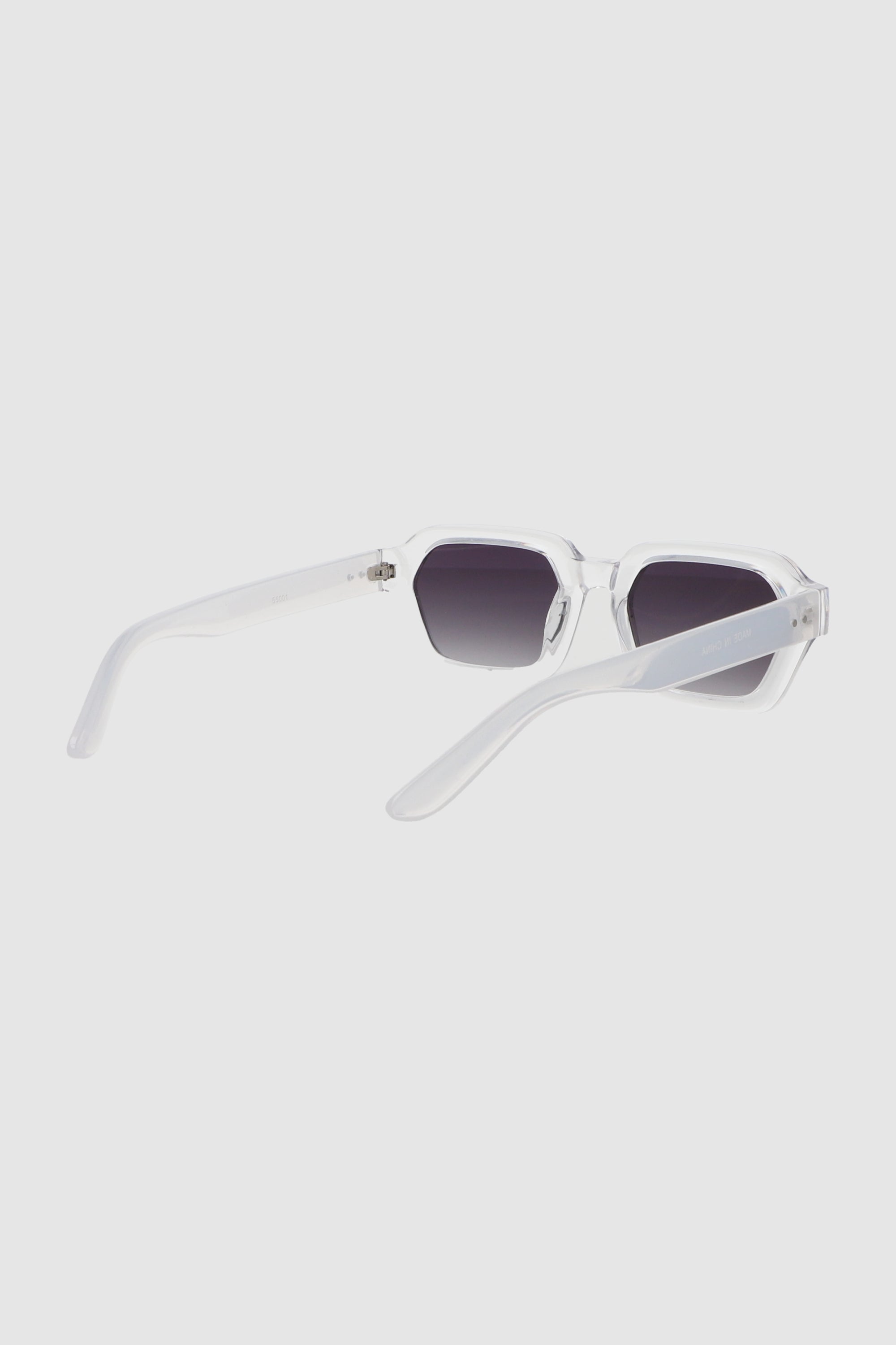 Lente wayfarer pasta semi-gruesa TRANSPARENTE