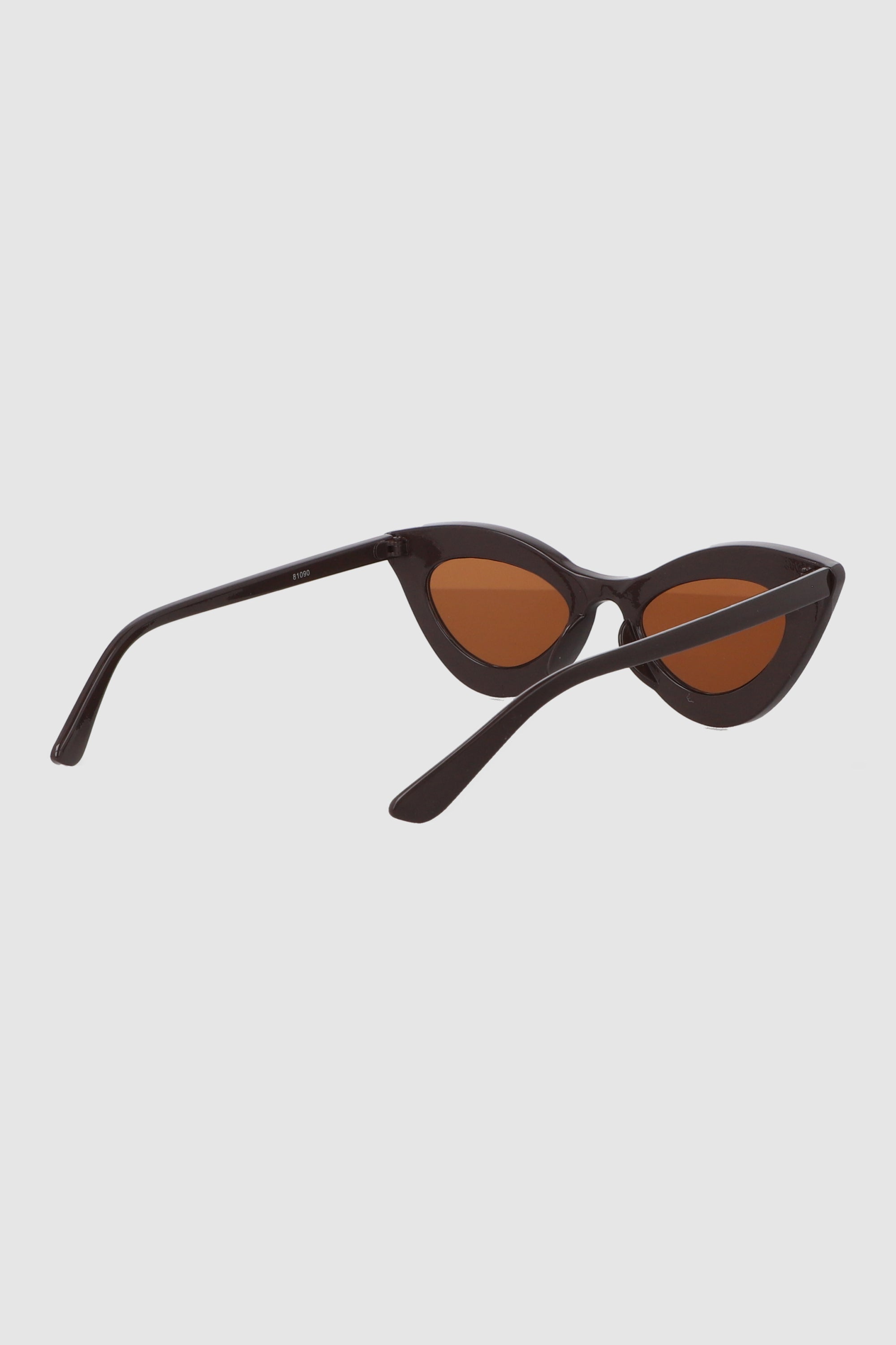Lente cateye puntiagudo marco grueso CHOCOLATE