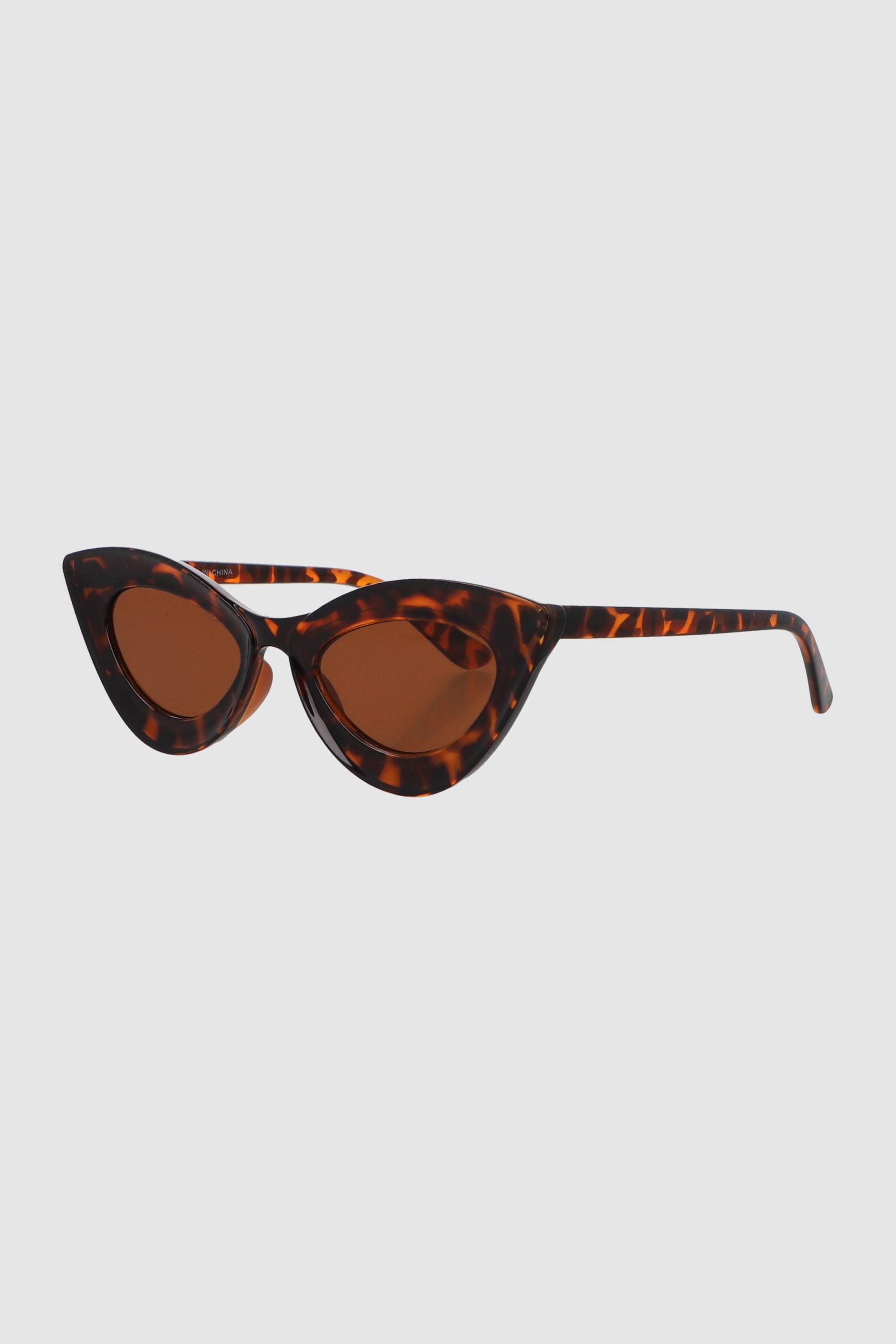 Lente cateye puntiagudo marco grueso CAFE COMBO