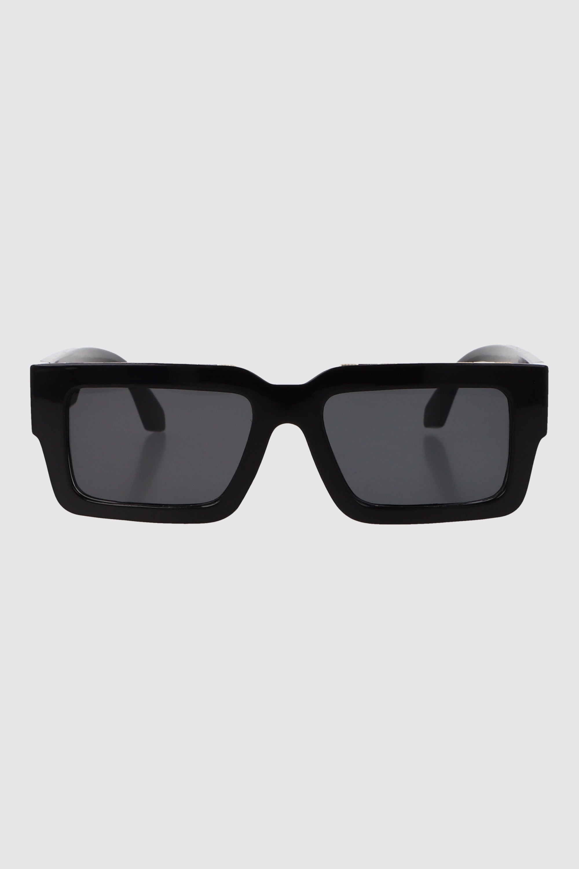 Lente wayfarer ancho traslucido NEGRO