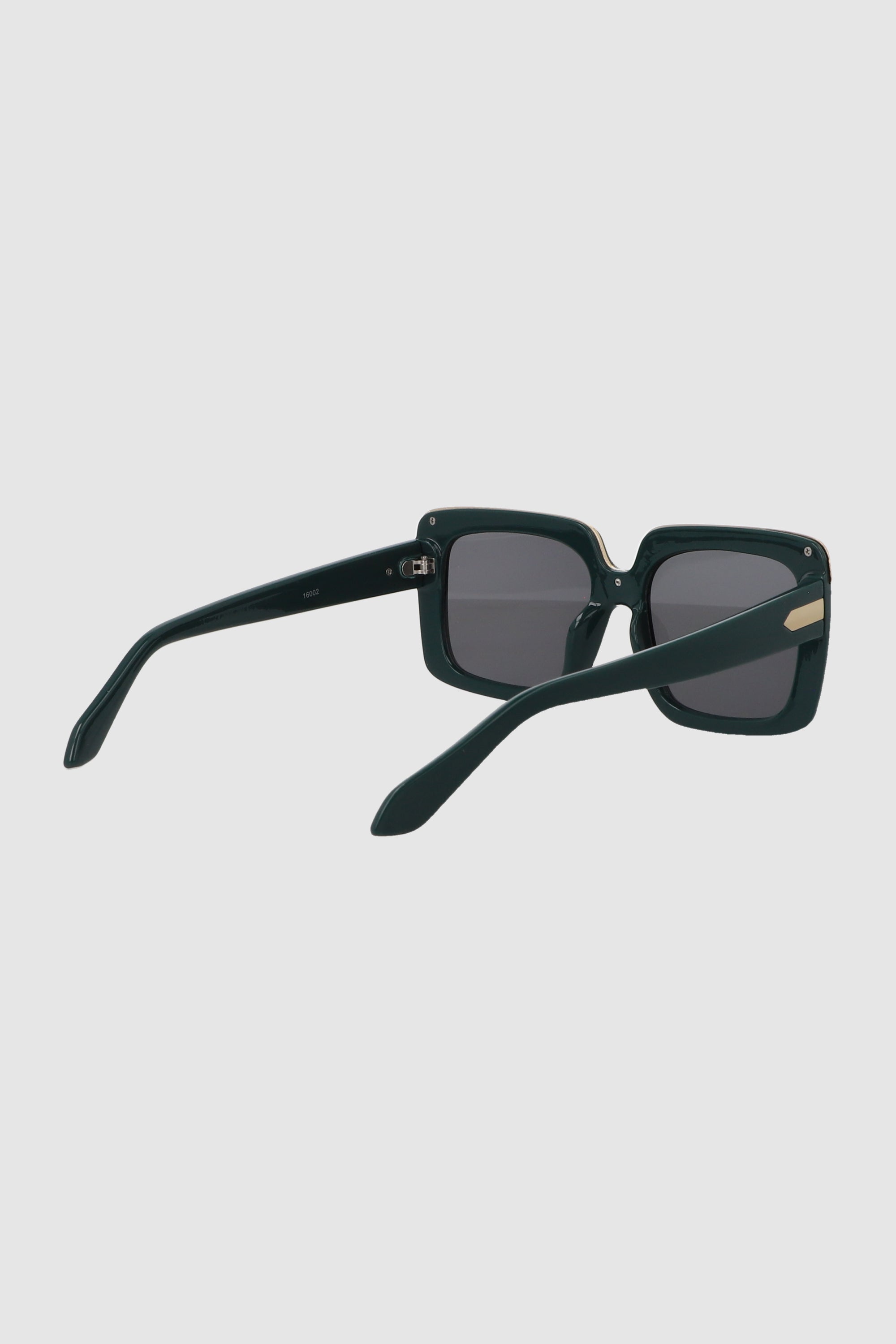 Lente rectangular con linea metalica VERDE CAZADOR