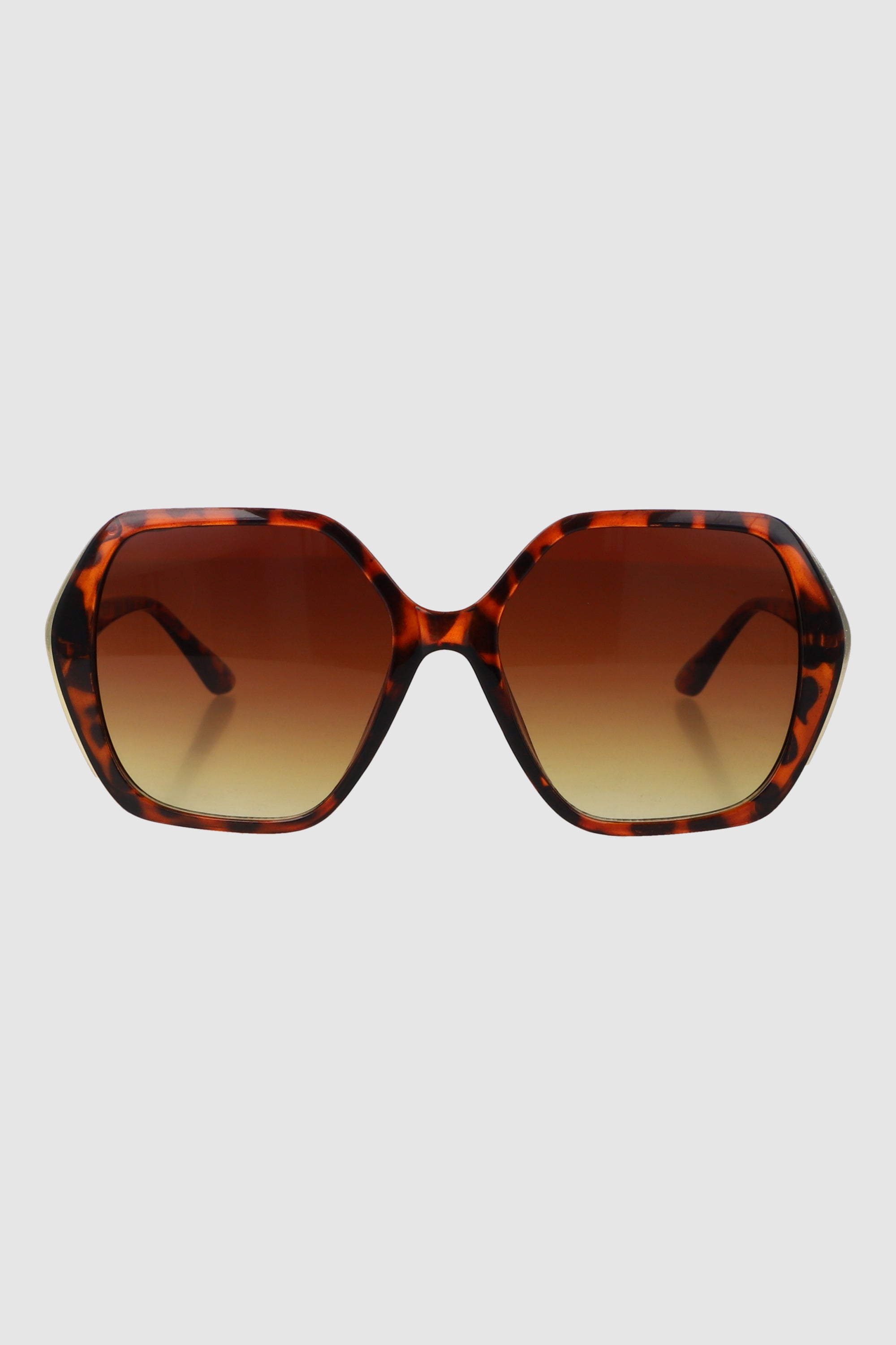 Lente cuadrado geometrico con borde metalico CAFE COMBO