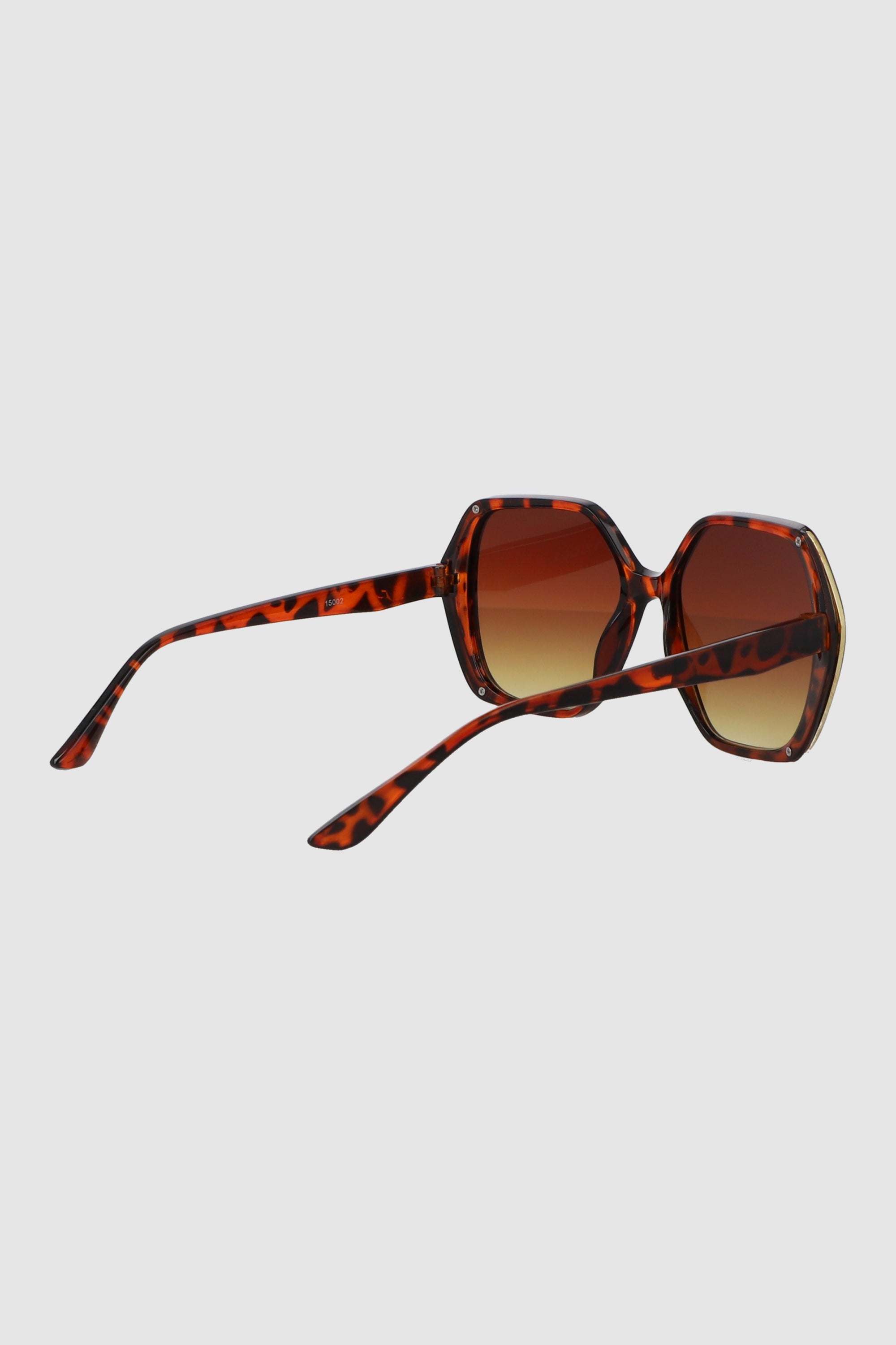 Lente cuadrado geometrico con borde metalico CAFE COMBO