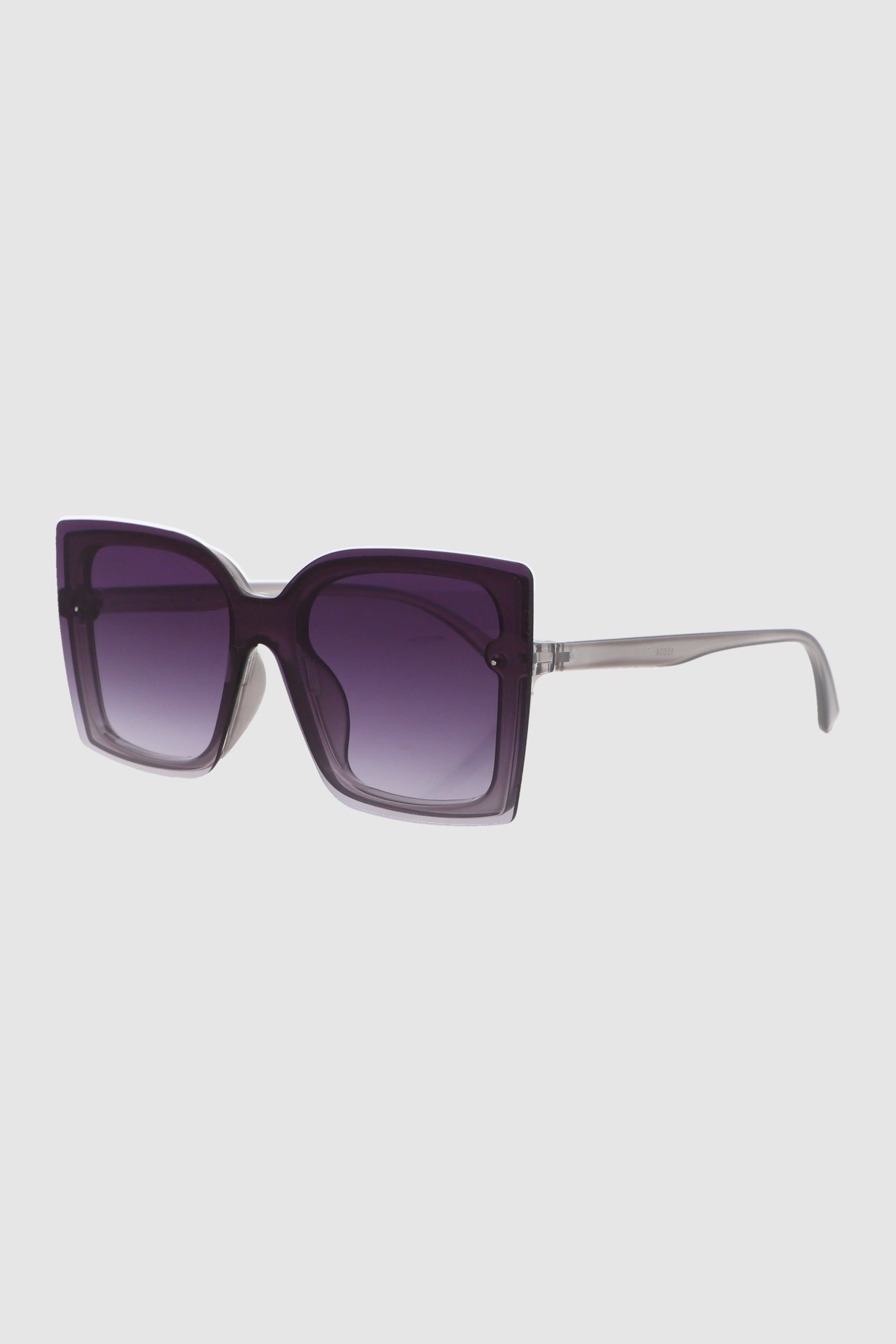 Lente cuadrado angular pasta delgada GRIS