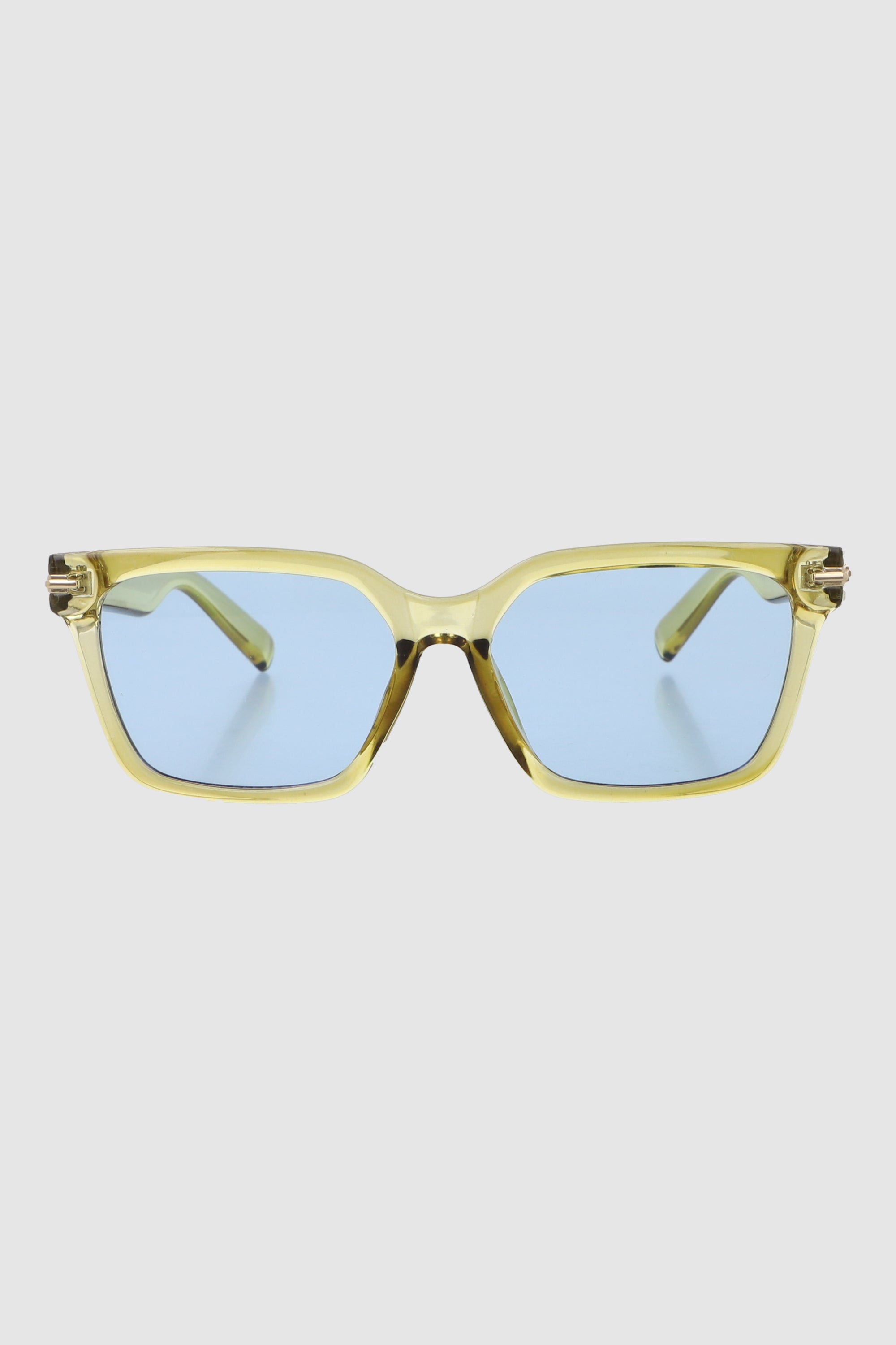 Lente hipster mica traslucida VERDE CLARO