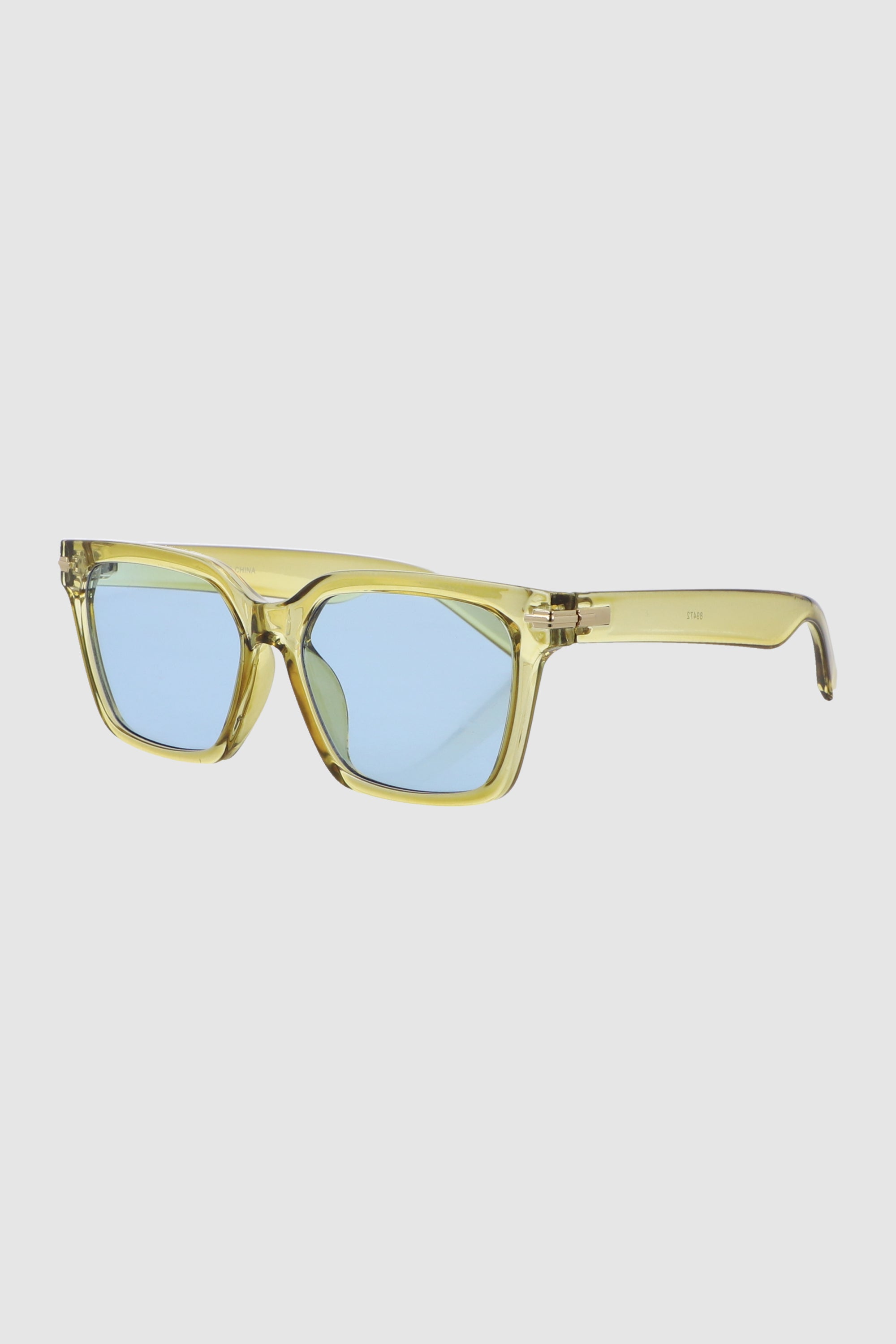 Lente hipster mica traslucida VERDE CLARO