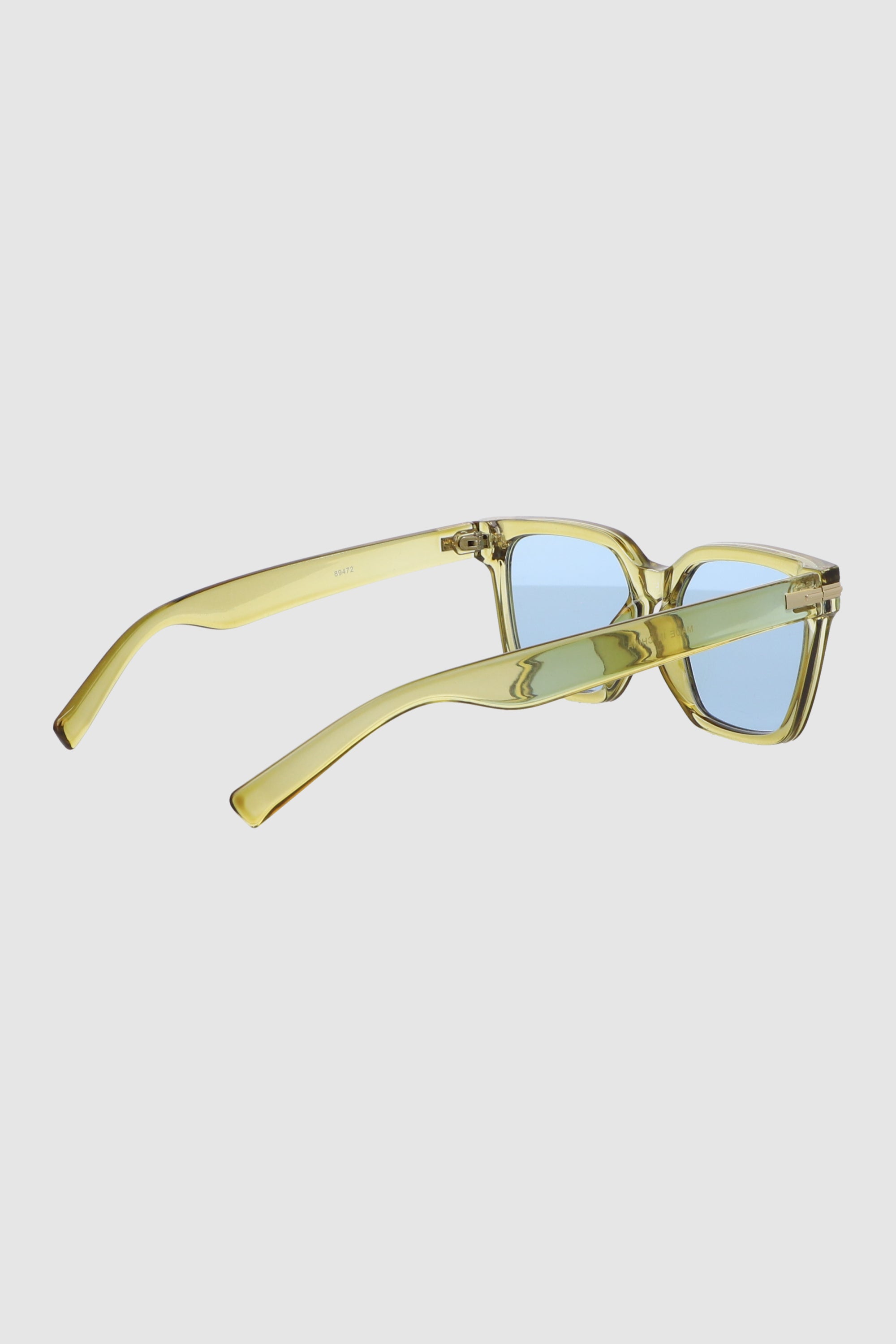 Lente hipster mica traslucida VERDE CLARO