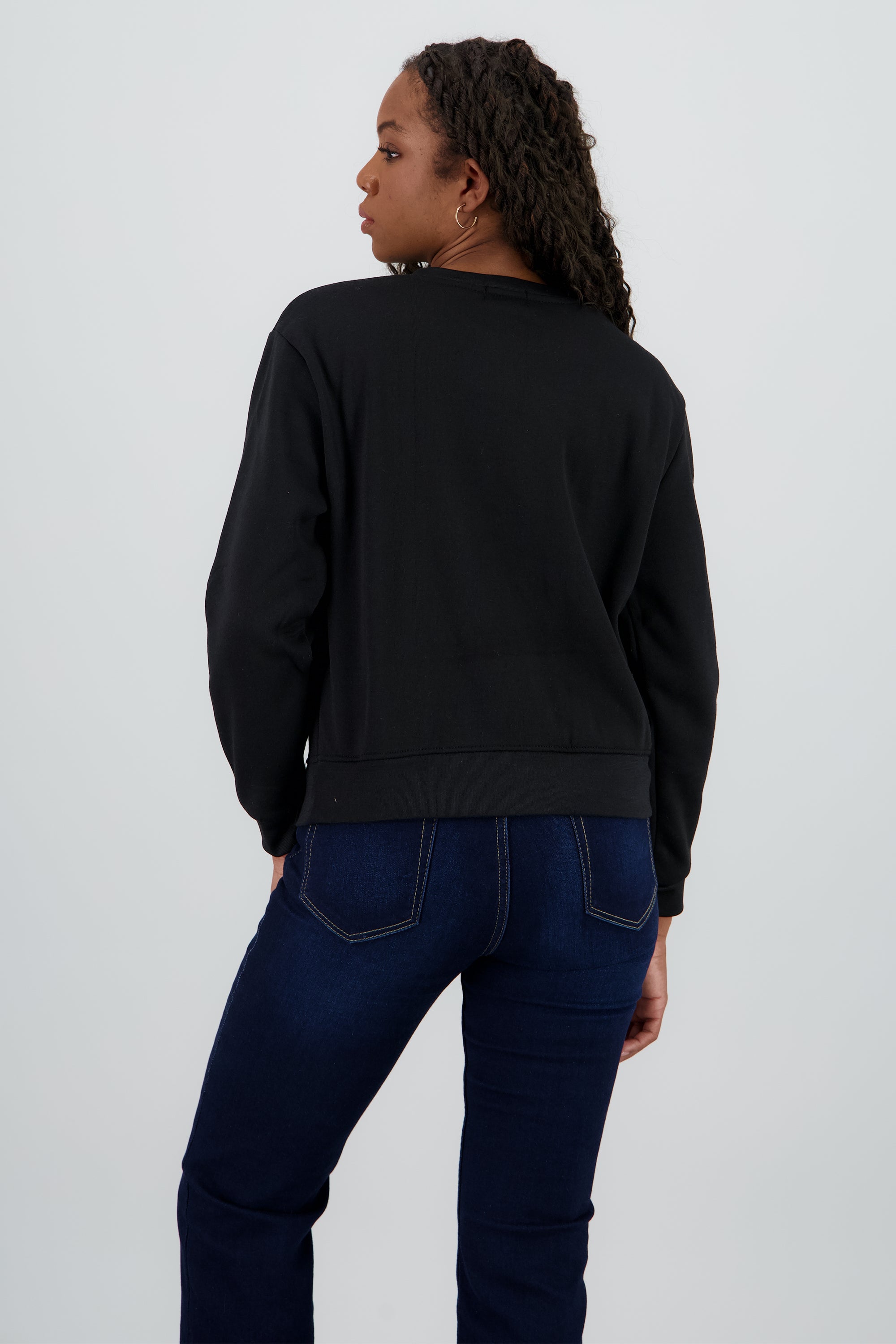 Sudadera estampado california usa NEGRO COMBO