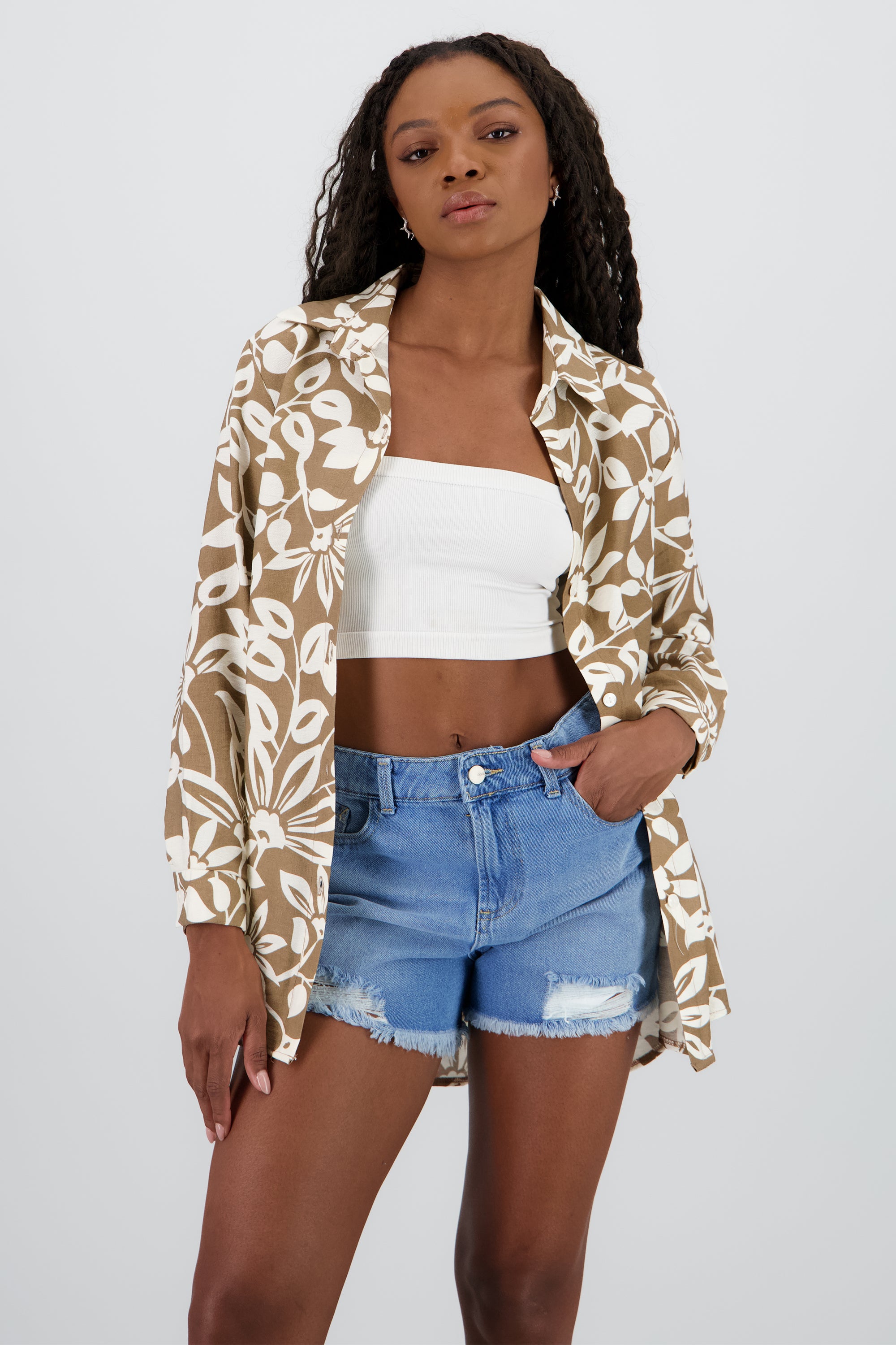 Camisa oversize estampado CAFE COMBO