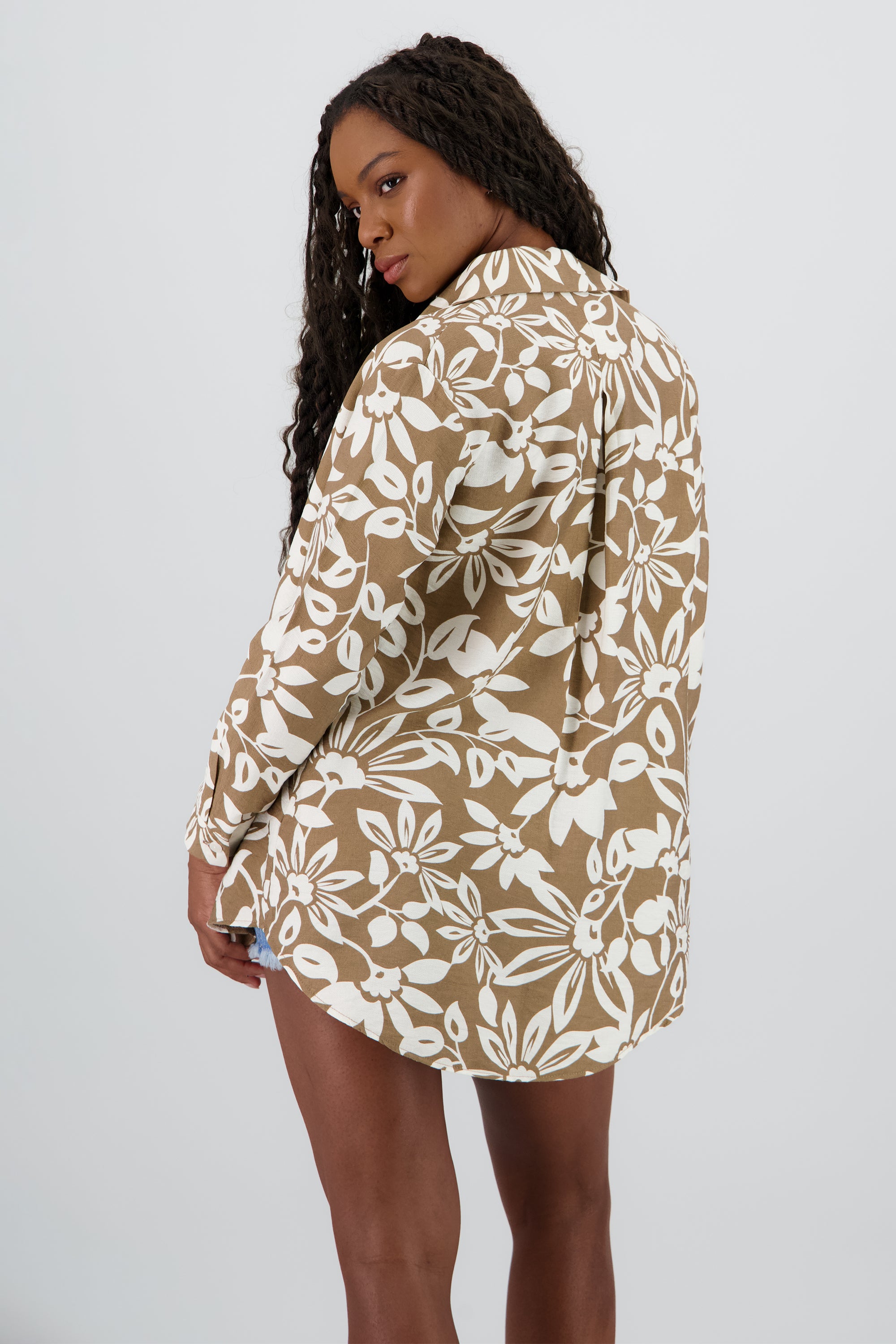 Camisa oversize estampado CAFE COMBO