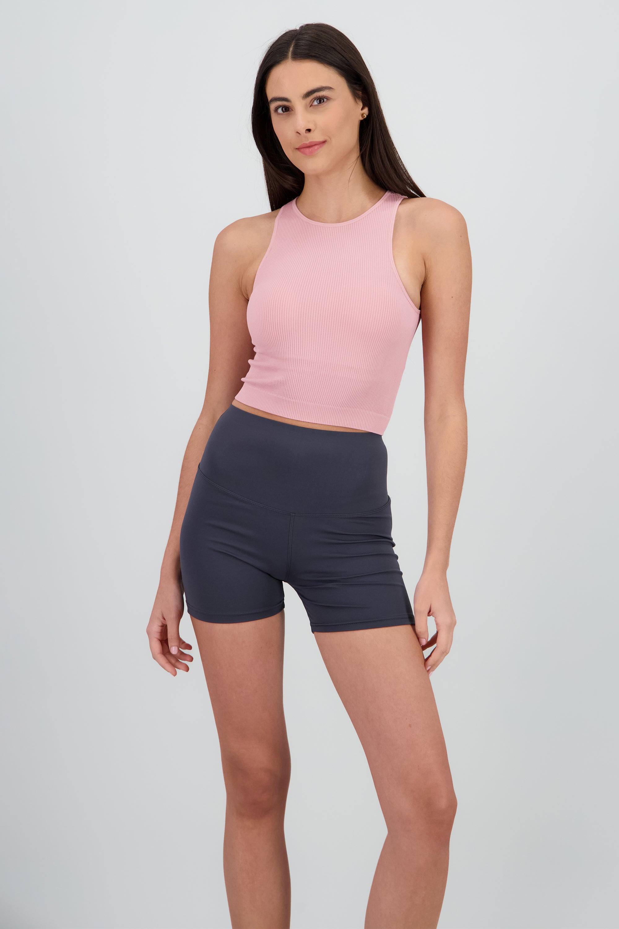 Top sin manga seamless cuello redondo ROSA