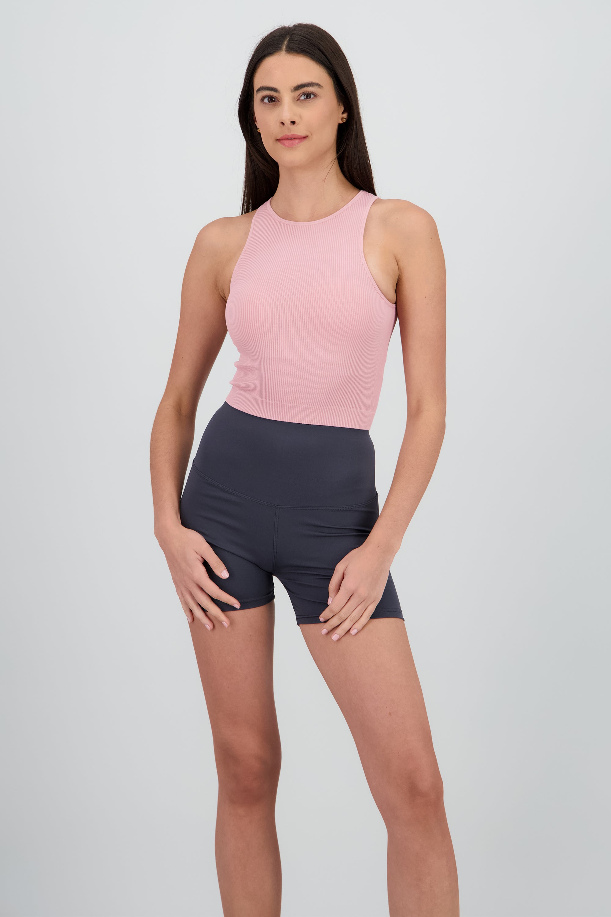 Top sin manga seamless cuello redondo ROSA