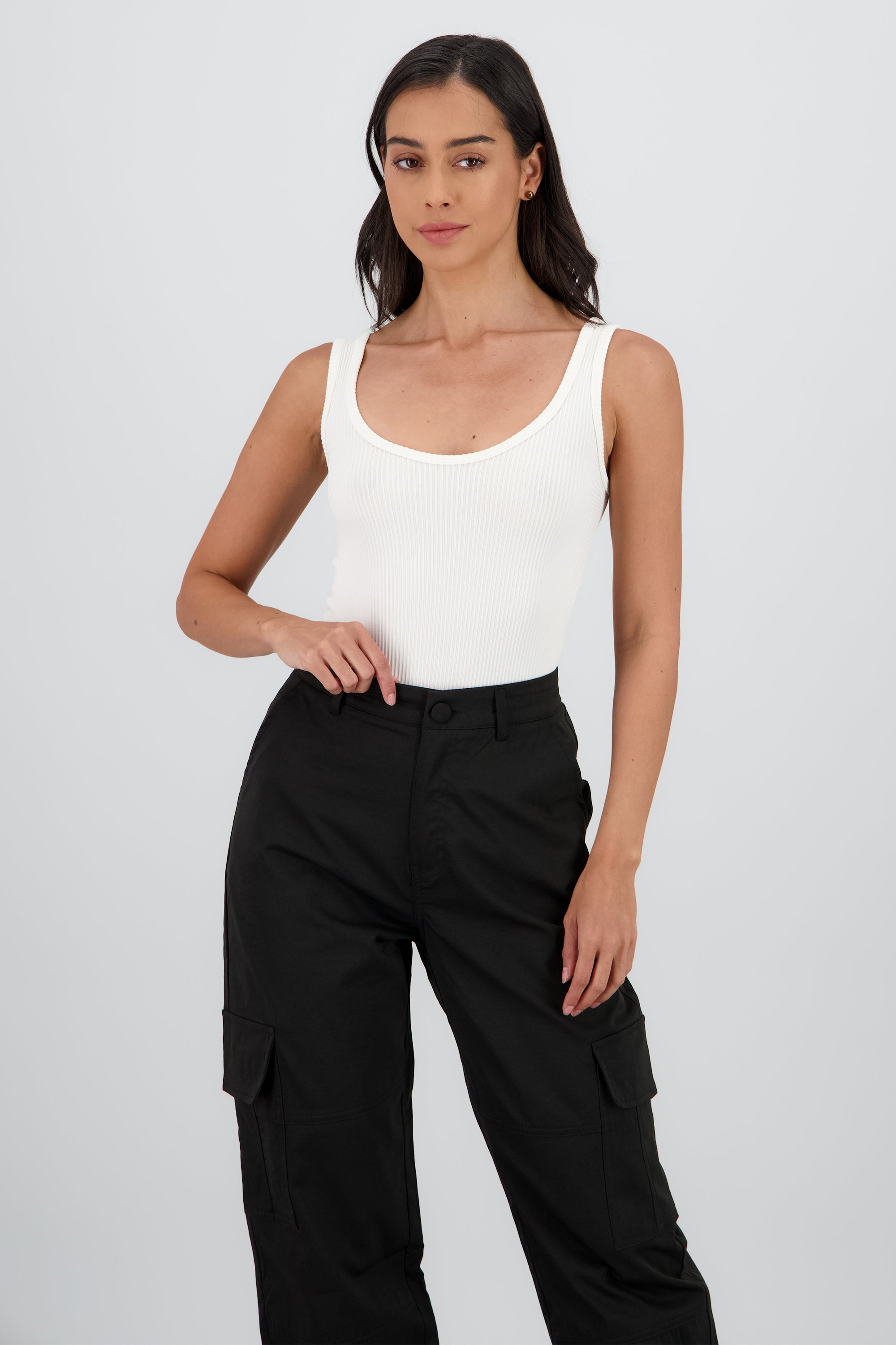 Bodysuit sin manga seamless BLANCO