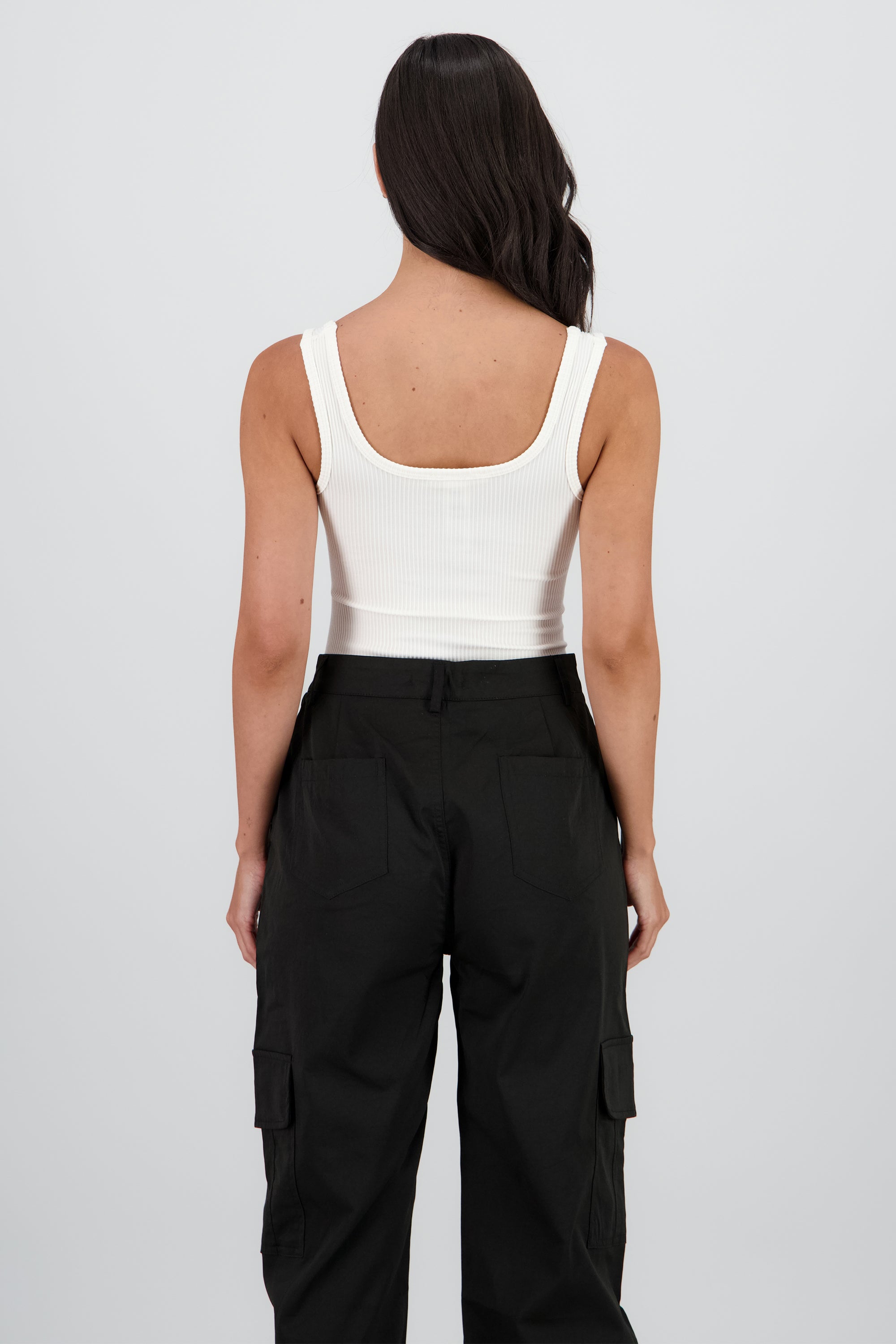 Bodysuit sin manga seamless BLANCO