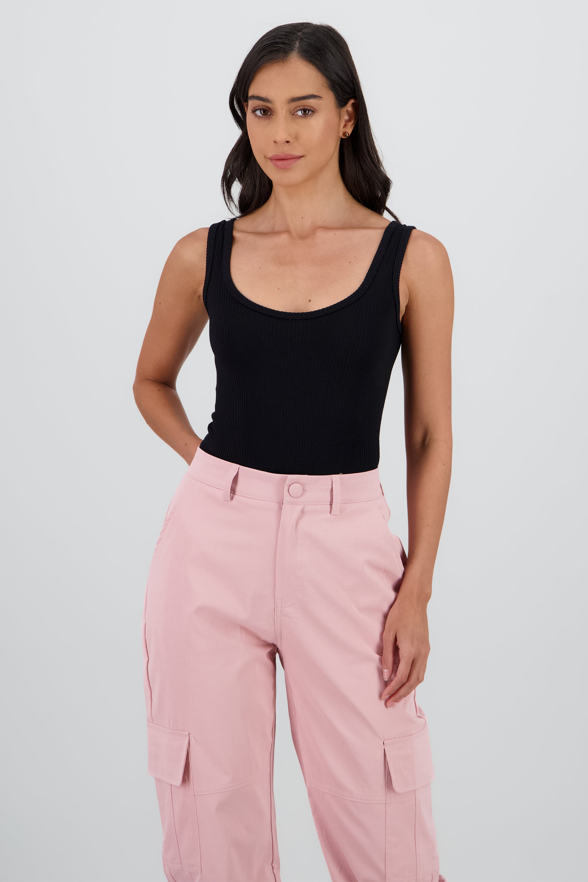 Bodysuit sin manga seamless NEGRO