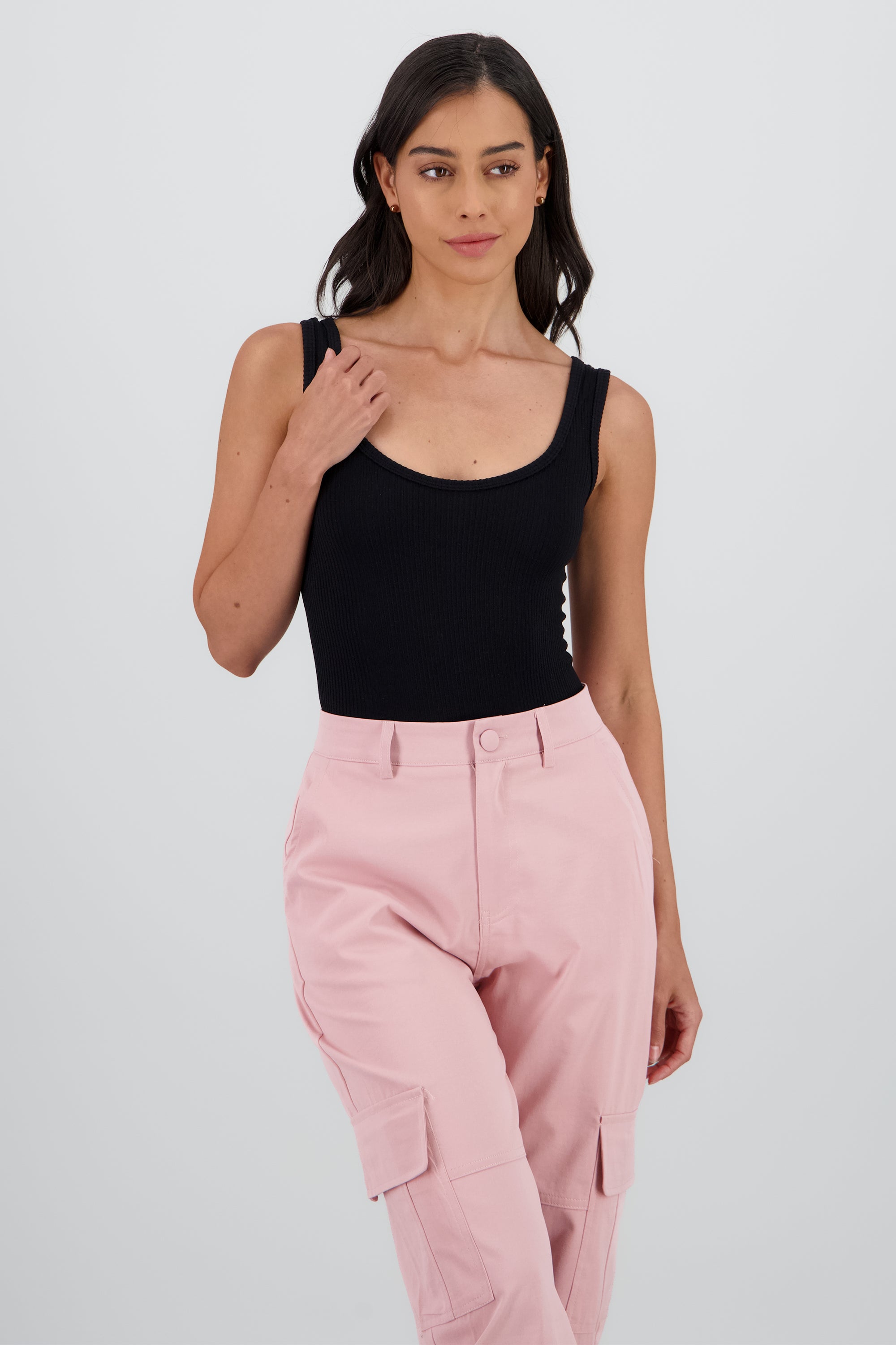 Bodysuit sin manga seamless NEGRO