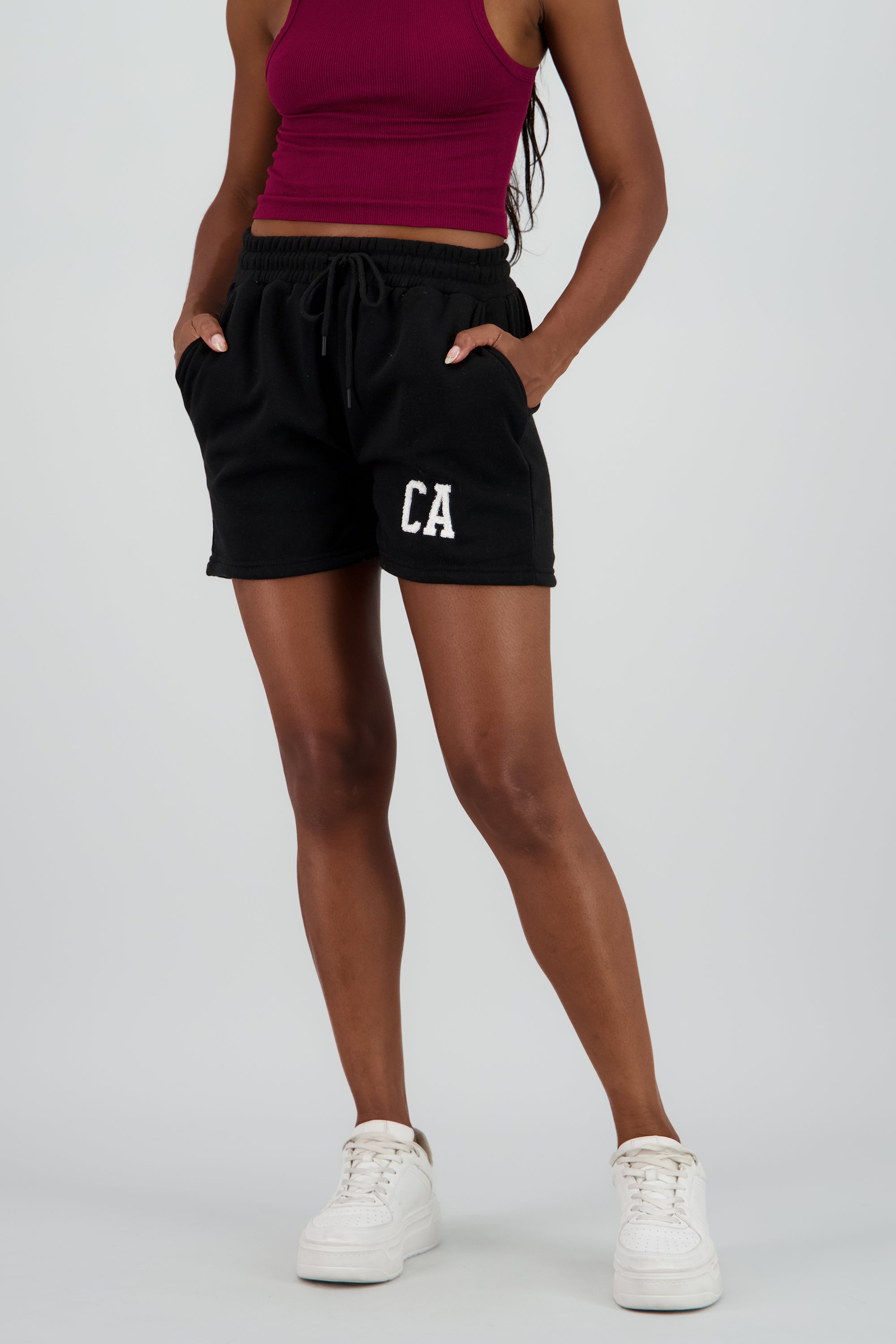 Shorts CA textura NEGRO