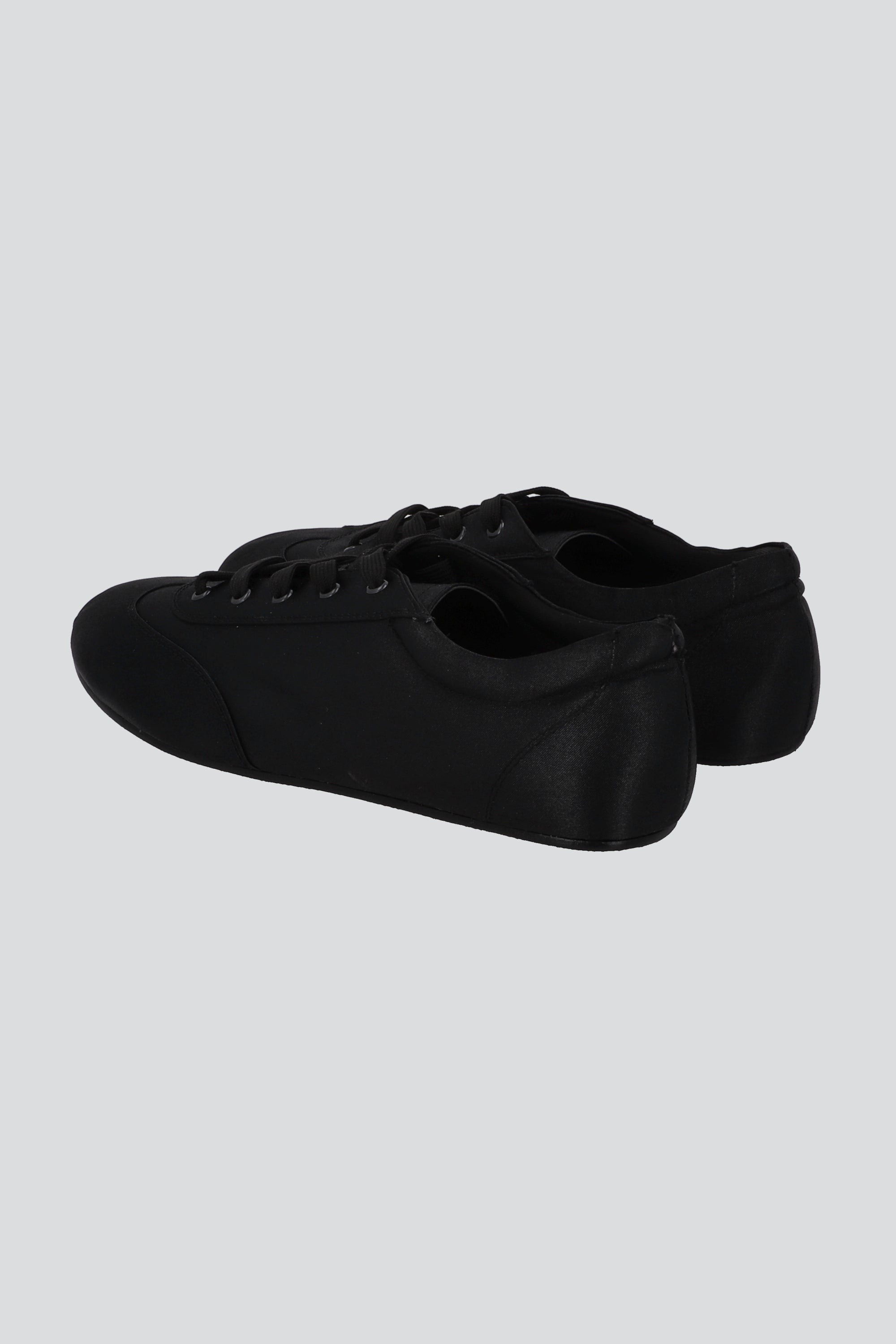 Tenis sencillos suela delgada tela NEGRO