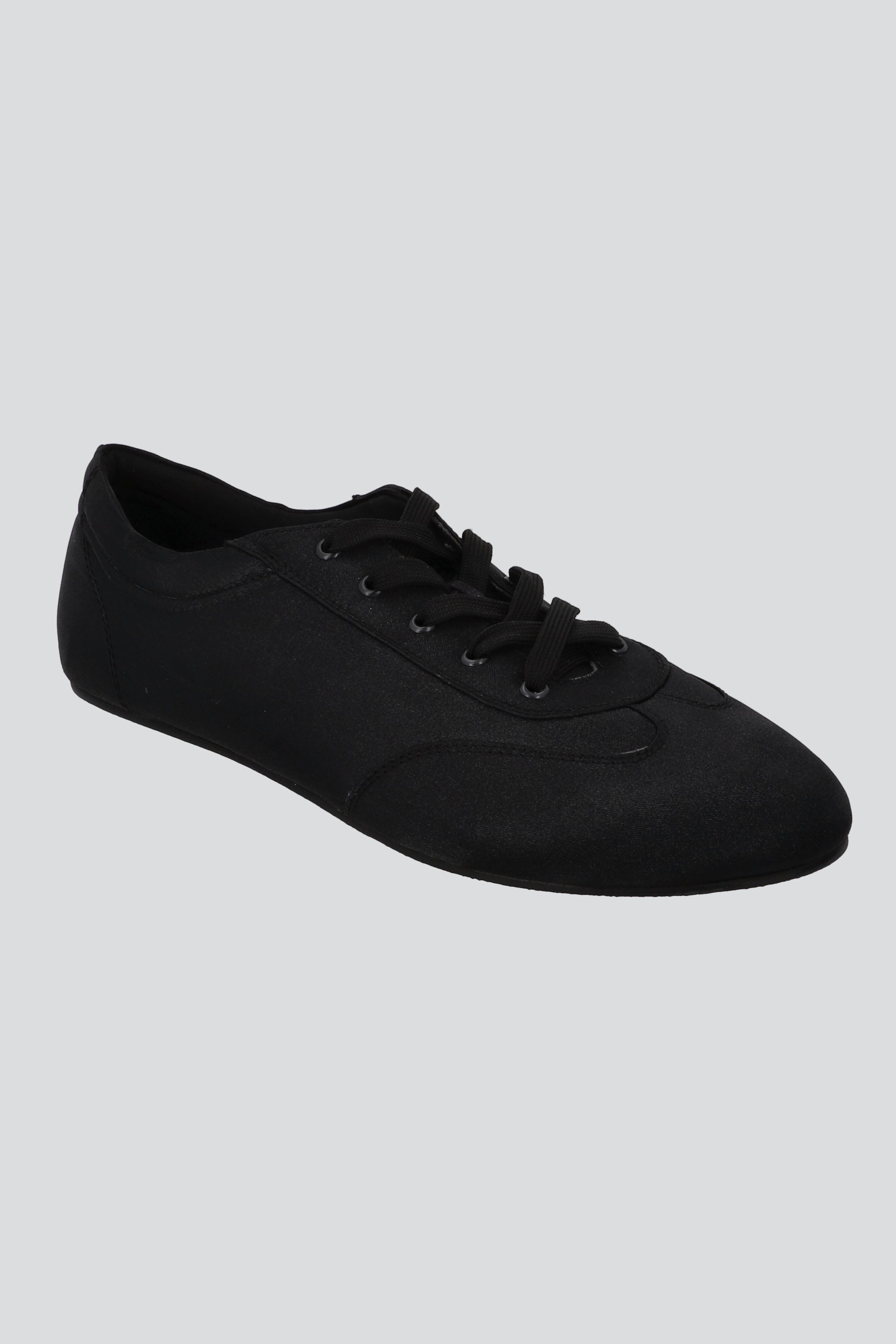 Tenis sencillos suela delgada tela NEGRO