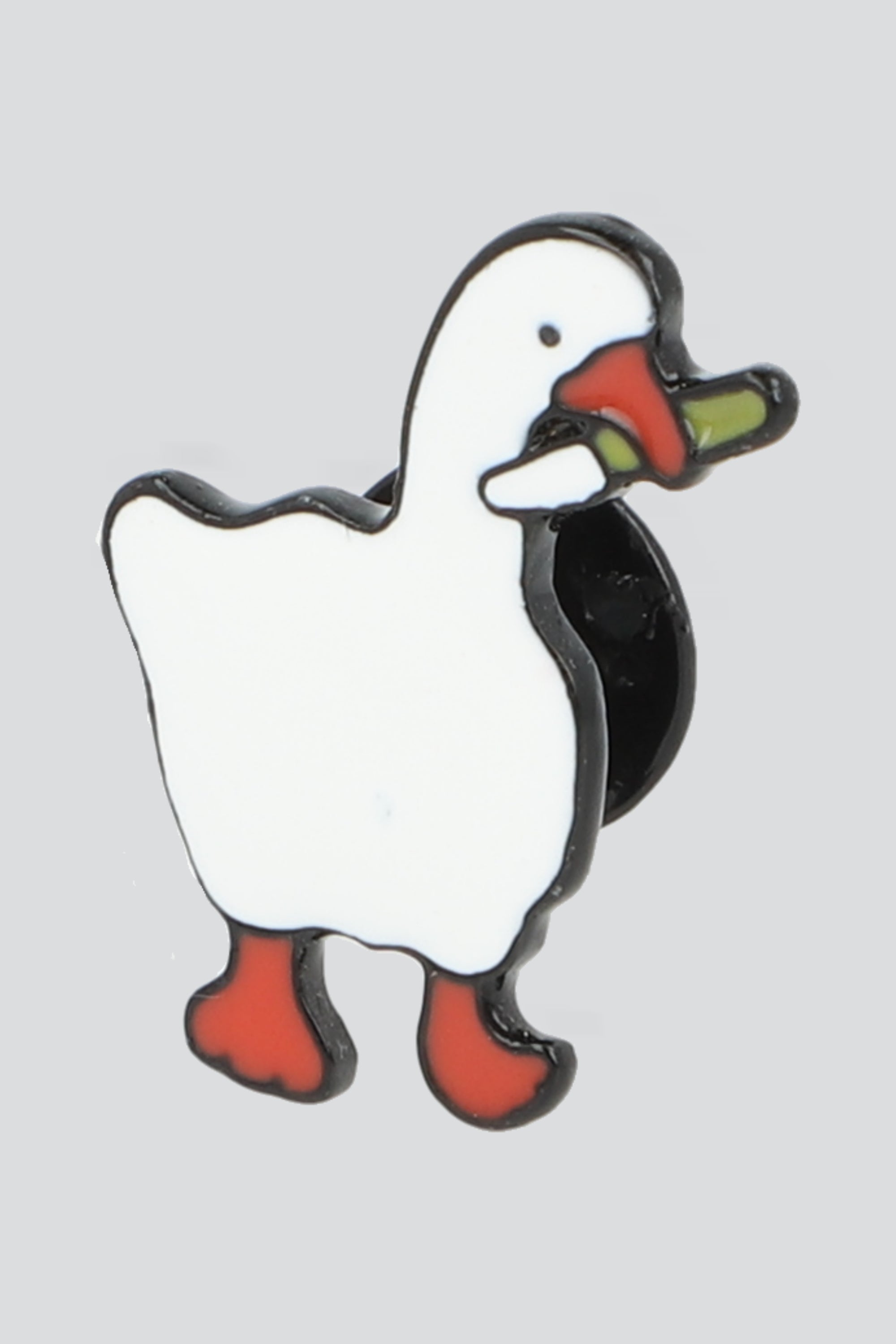 Pin ganso amenazador BLANCO