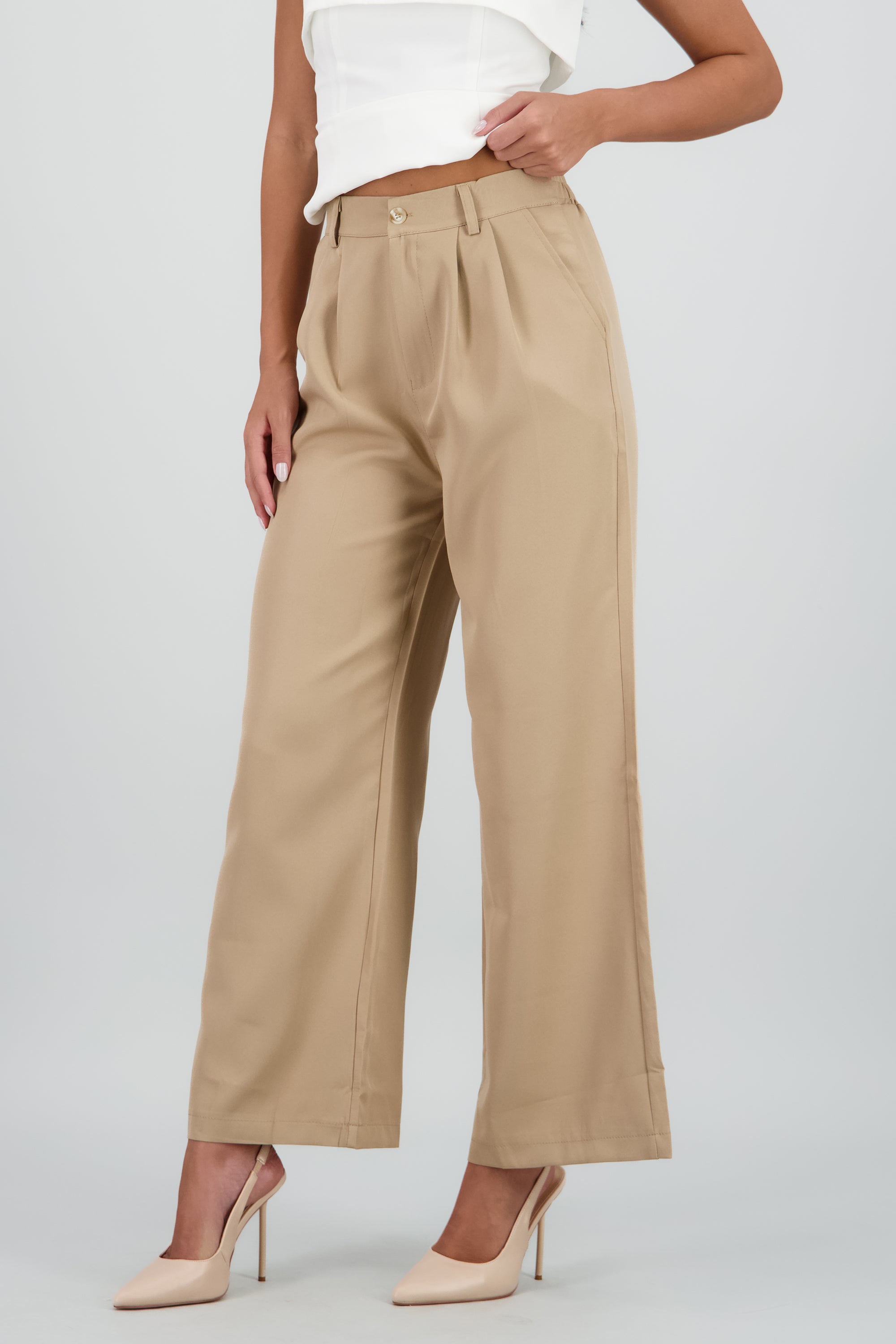 Pantalon sastre liso CAFE