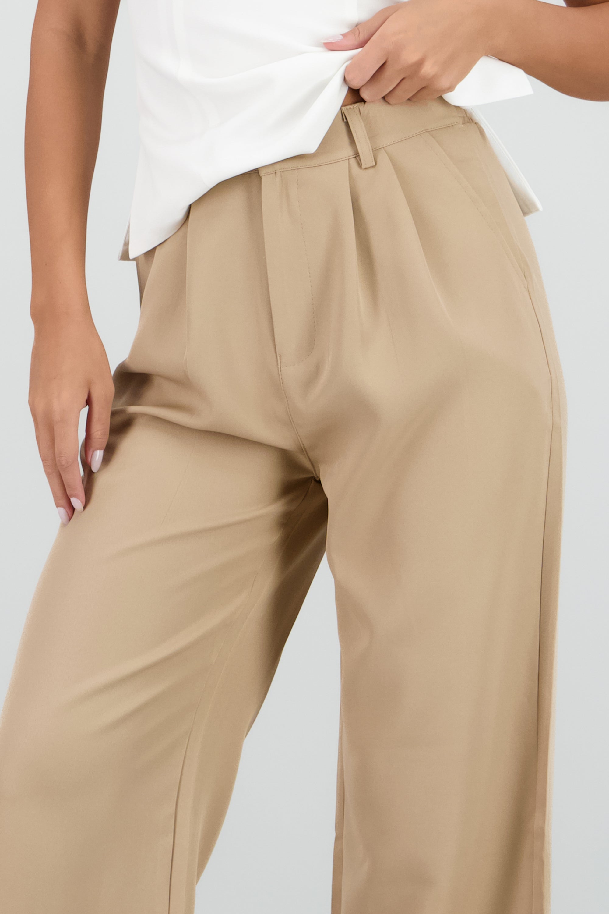 Pantalon sastre liso CAFE