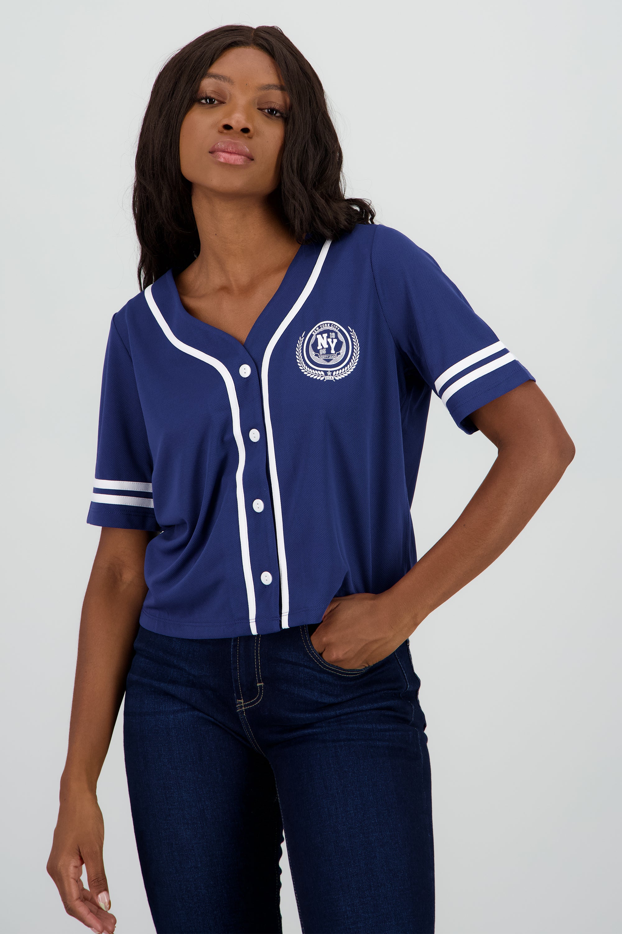 Playera deporte New York MARINO COMBO