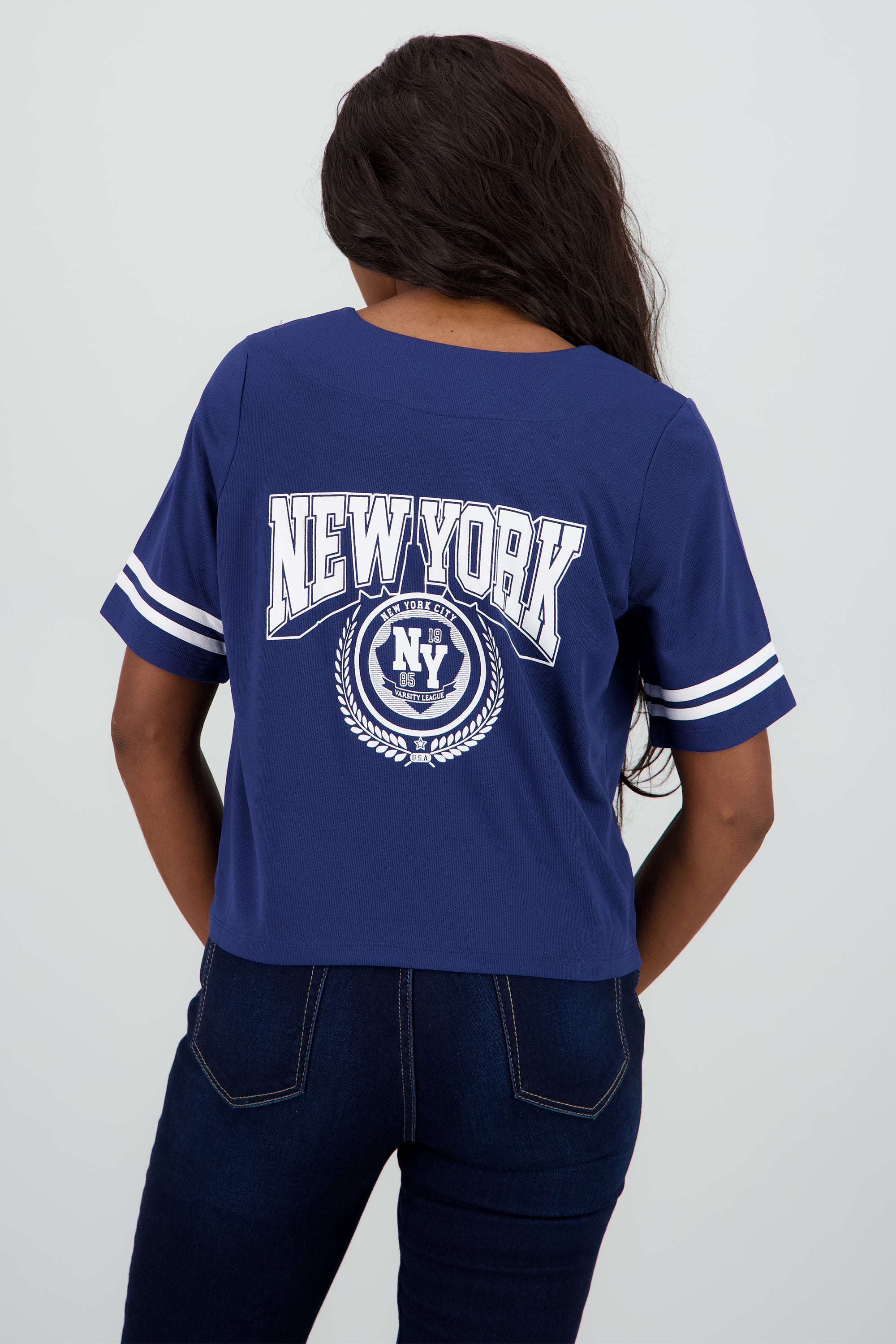Playera deporte New York MARINO COMBO