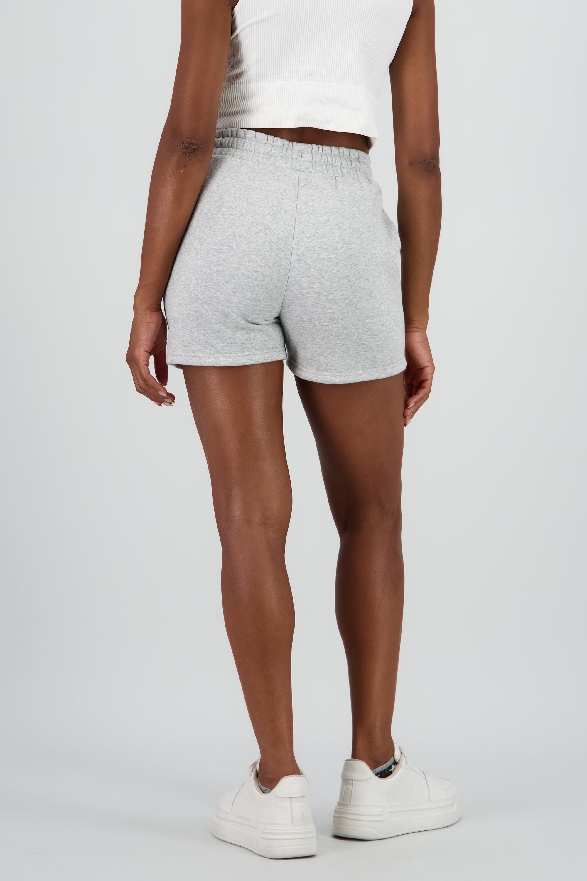 Shorts NY metalico GRIS