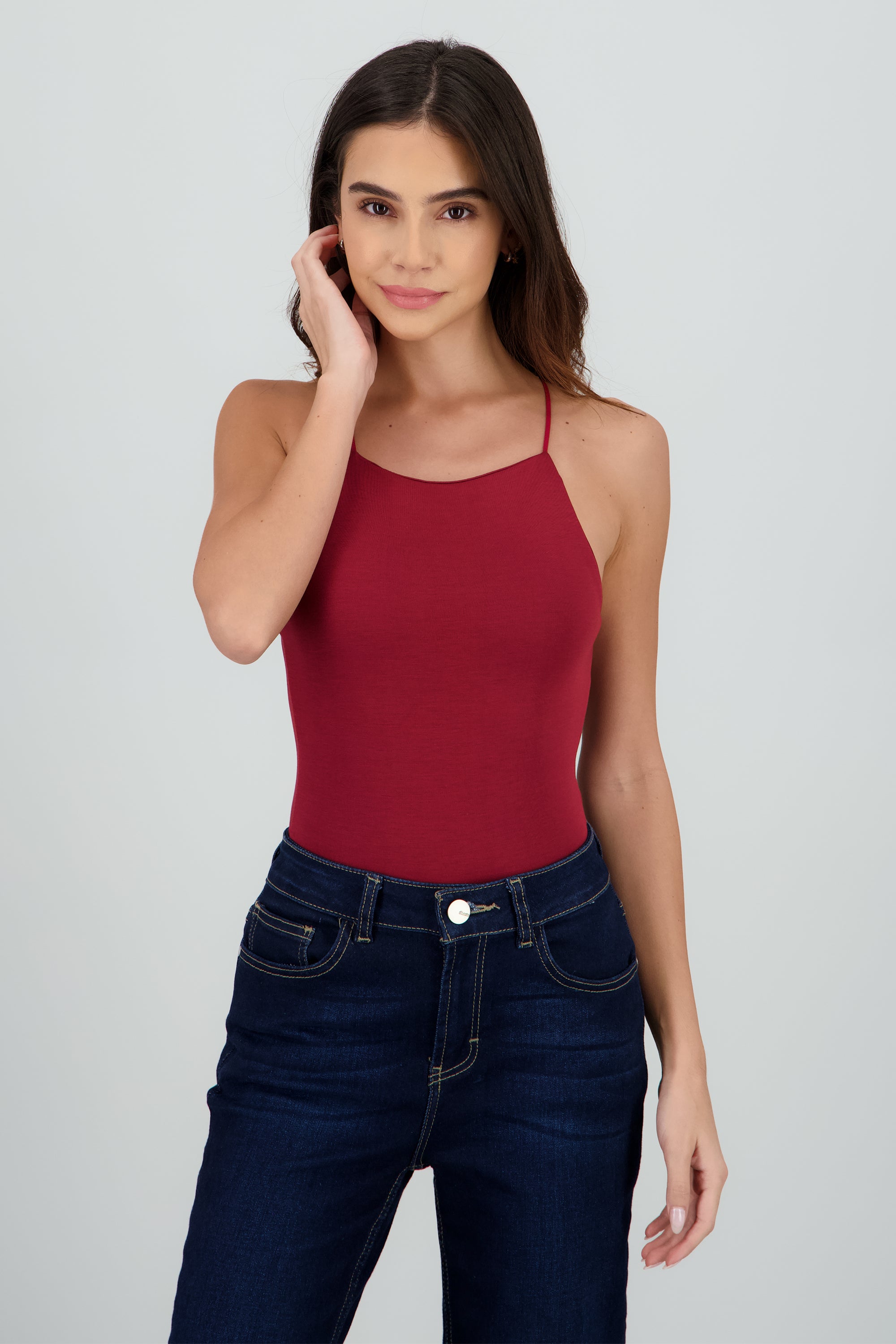 Body halter liso LADRILLO