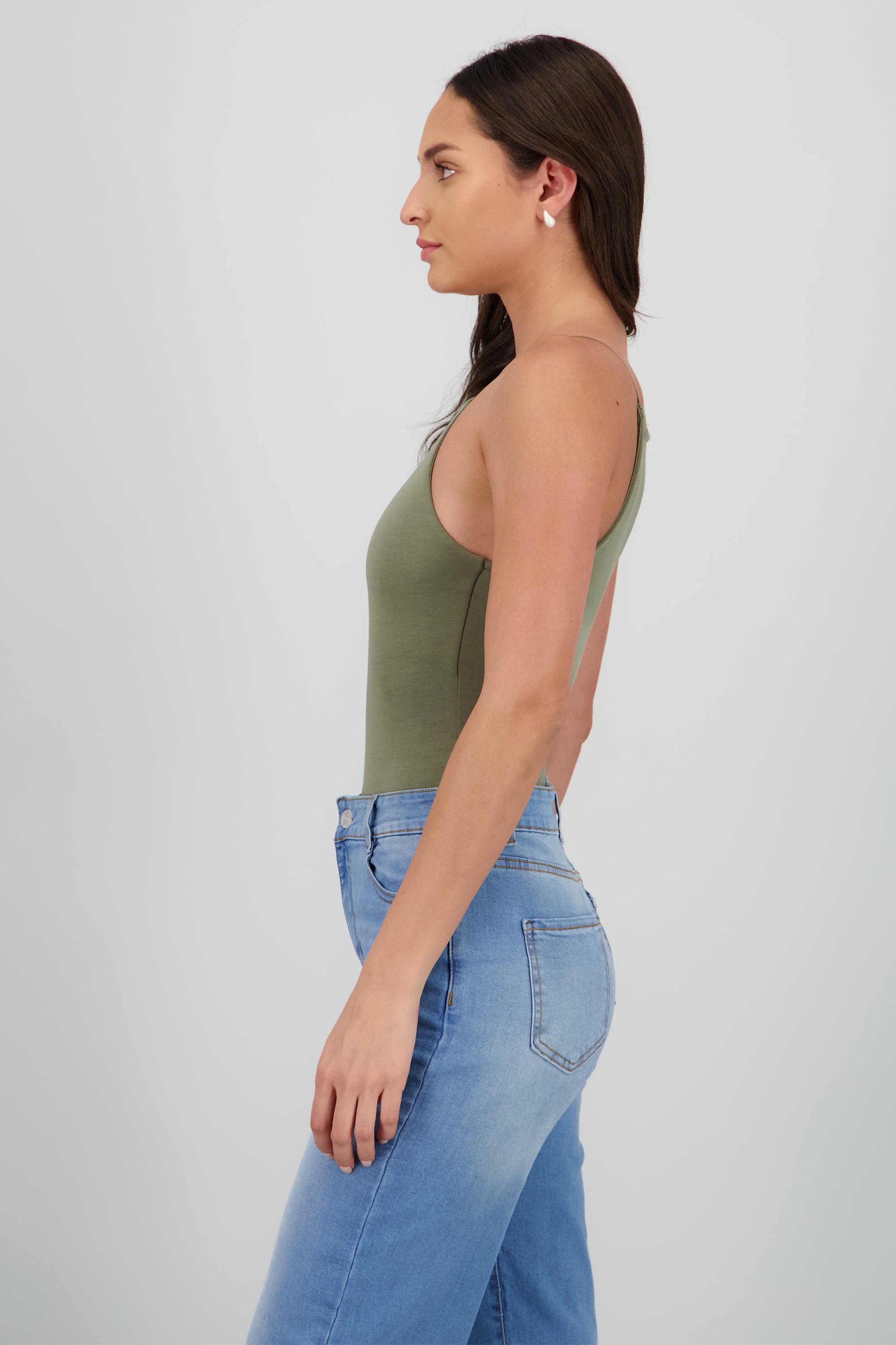 Body halter liso OLIVO